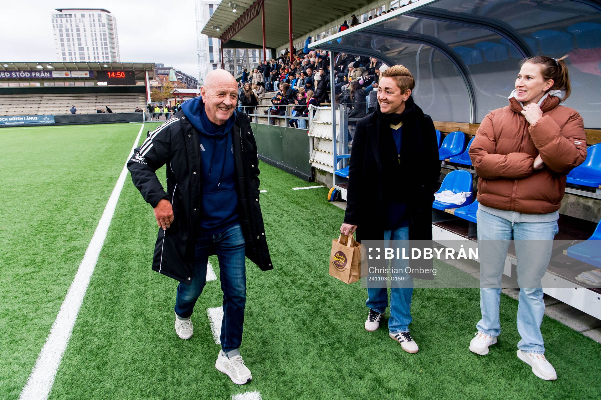 Rosengårds Erling Nilsson, sportchef Therese Sjögran och