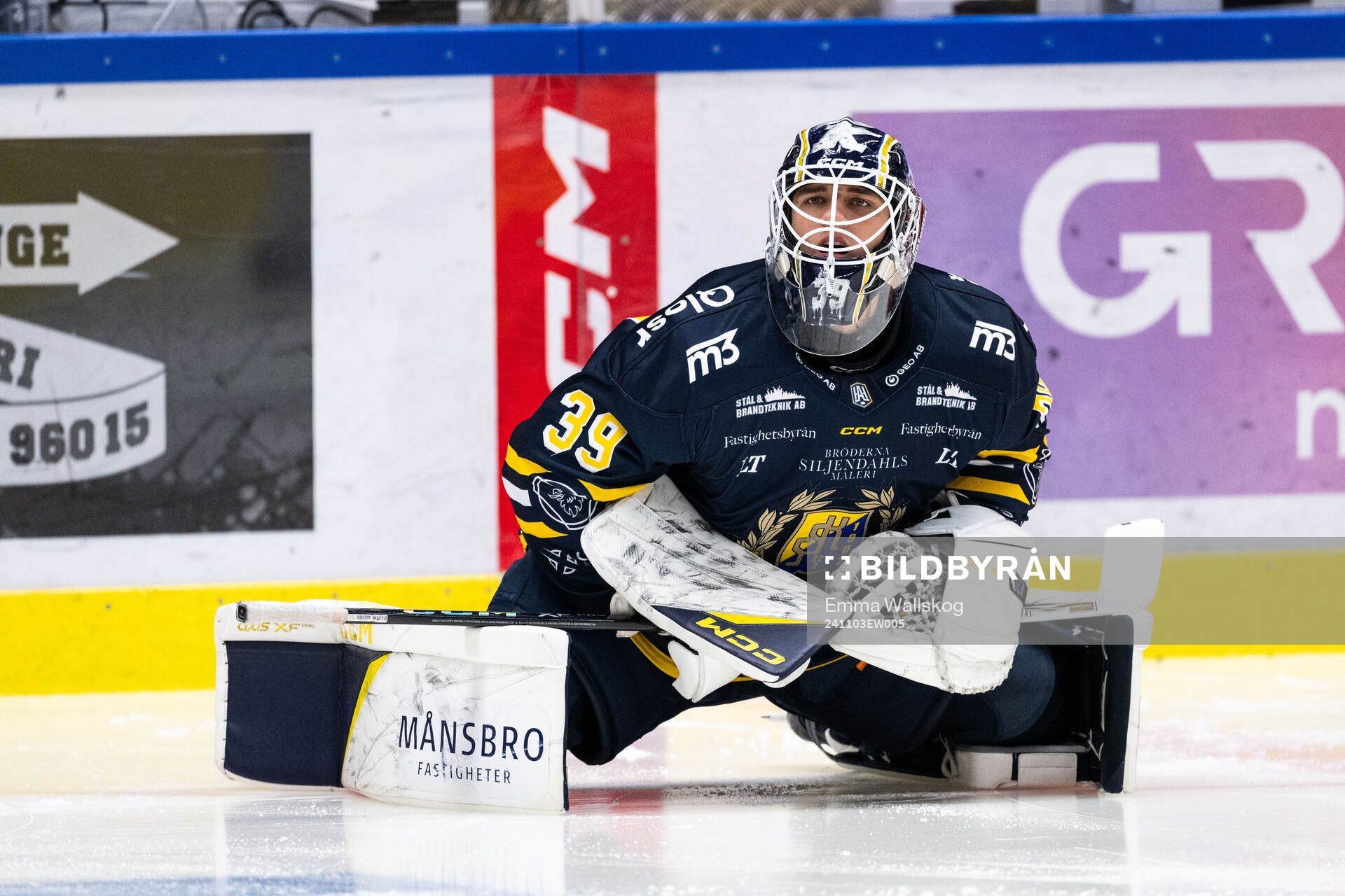 Södertäljes målvakt Oliver Håkansson