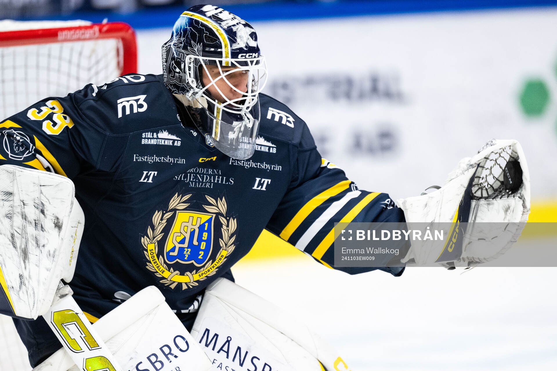 Södertäljes målvakt Oliver Håkansson