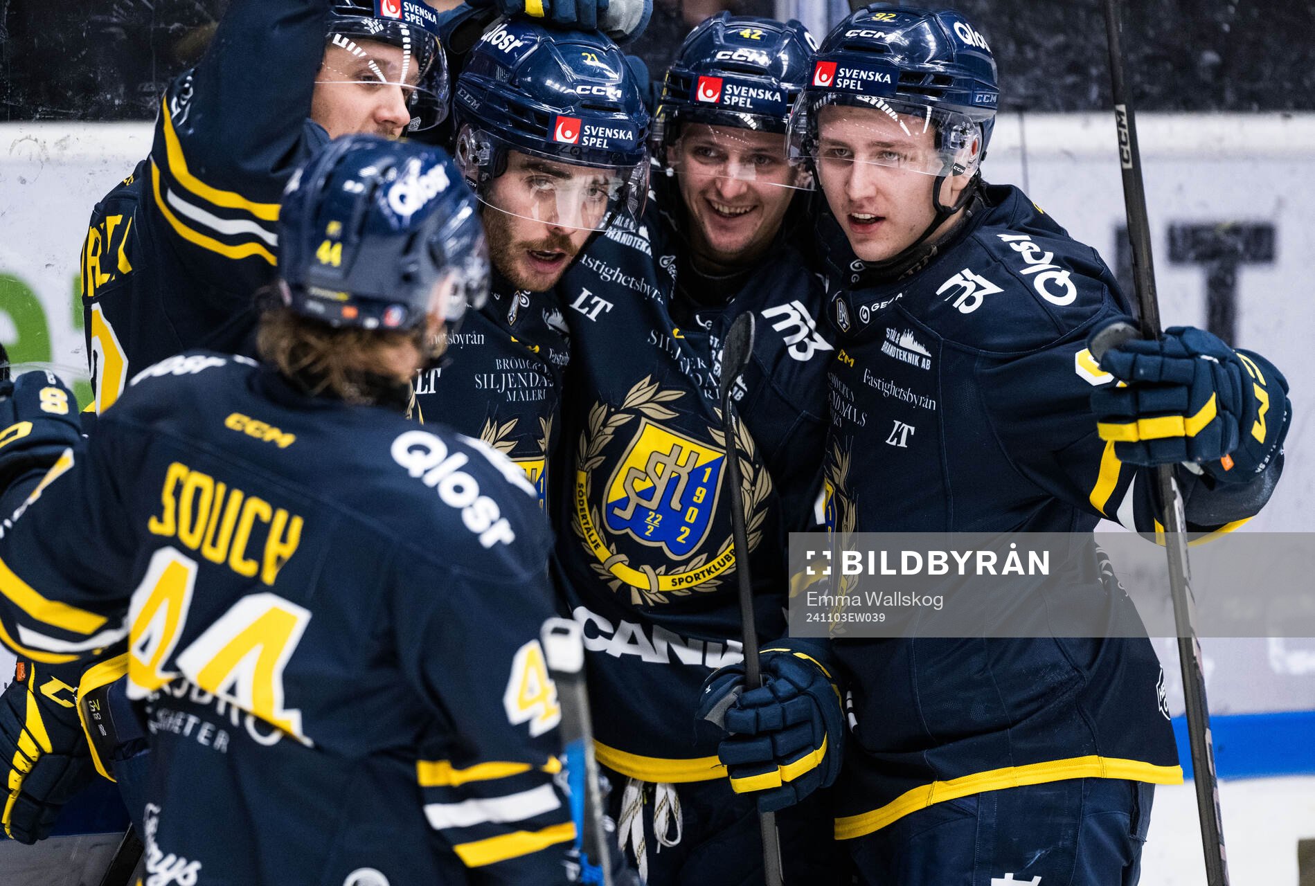 Södertäljes Nolan Stevens, Ludvig Hedström och Albert