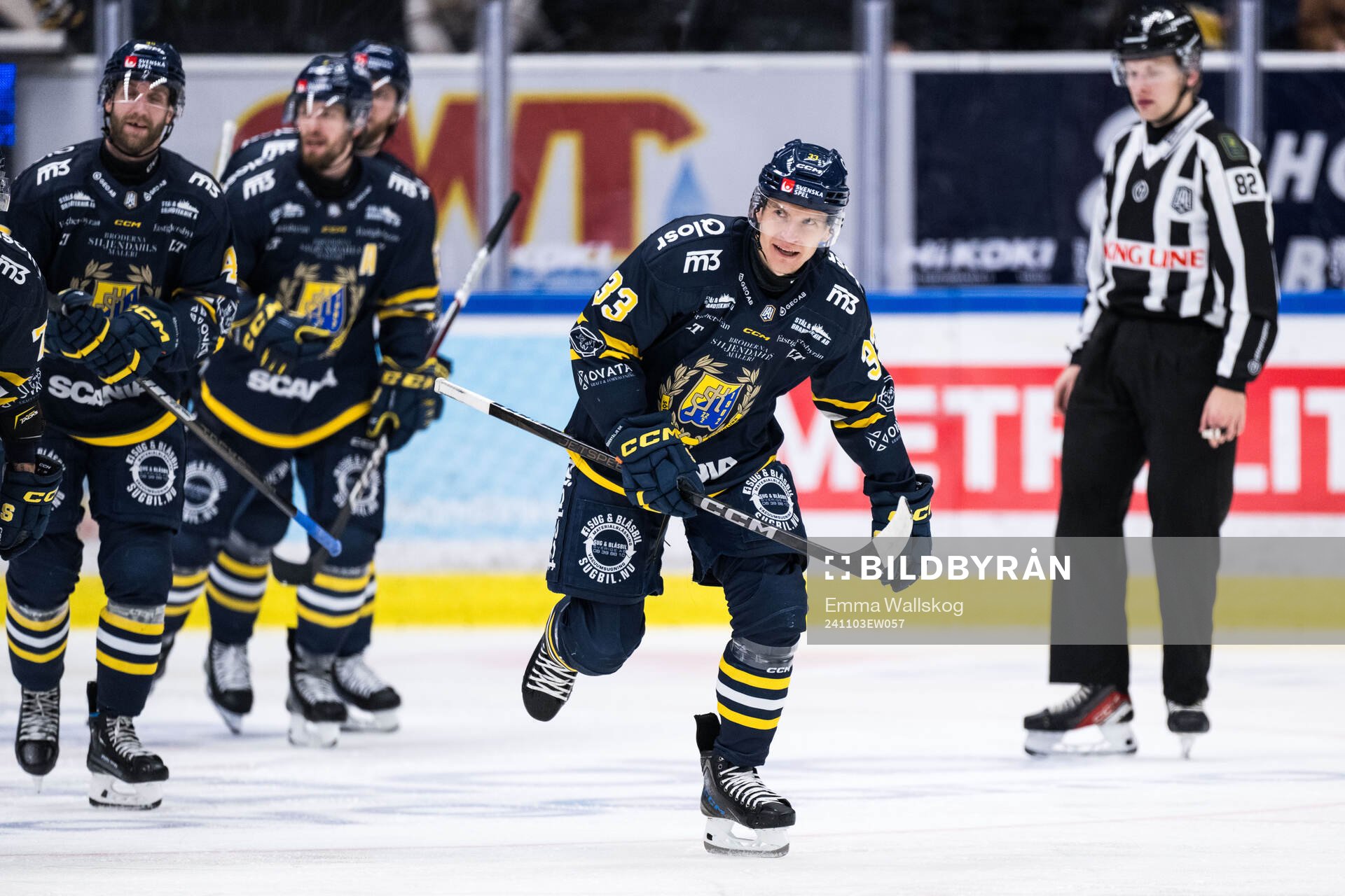 Södertäljes Jacob Dahlström jublar