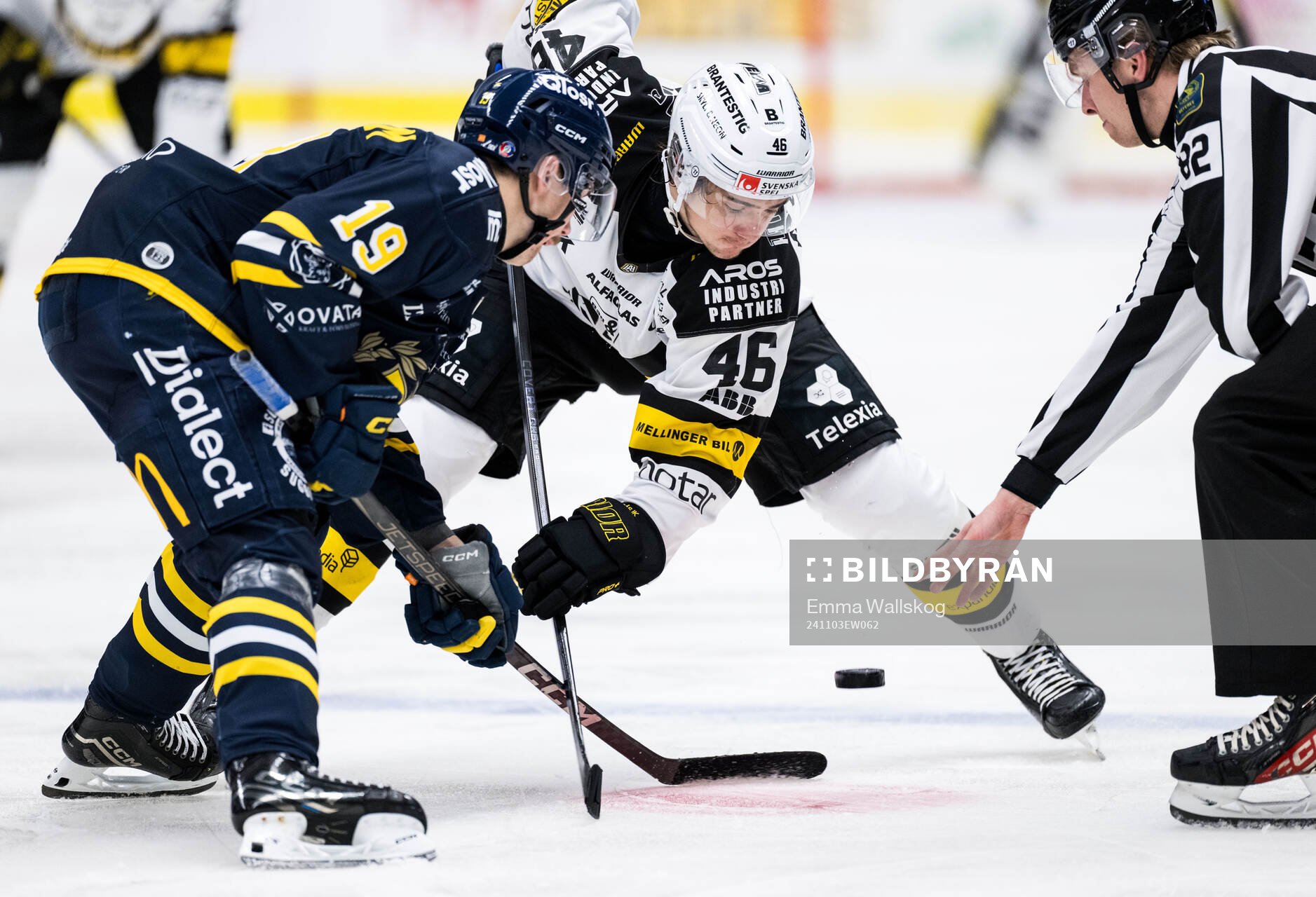 Södertäljes Hampus Harlestam och Västerås Svante Sjödin