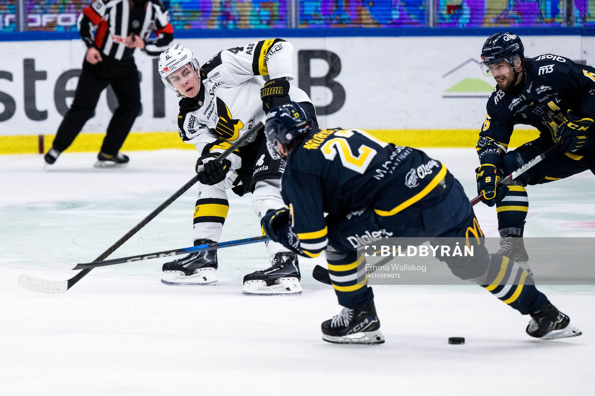 Västerås Simon Zether och Södertäljes Daniel Norbe och