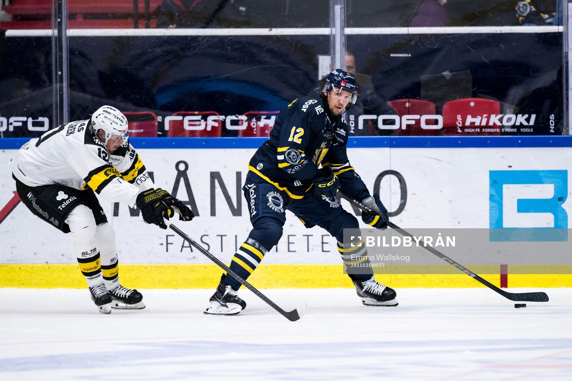 Västerås Jimmie Jansson och Södertäljes Viktor Liljegren