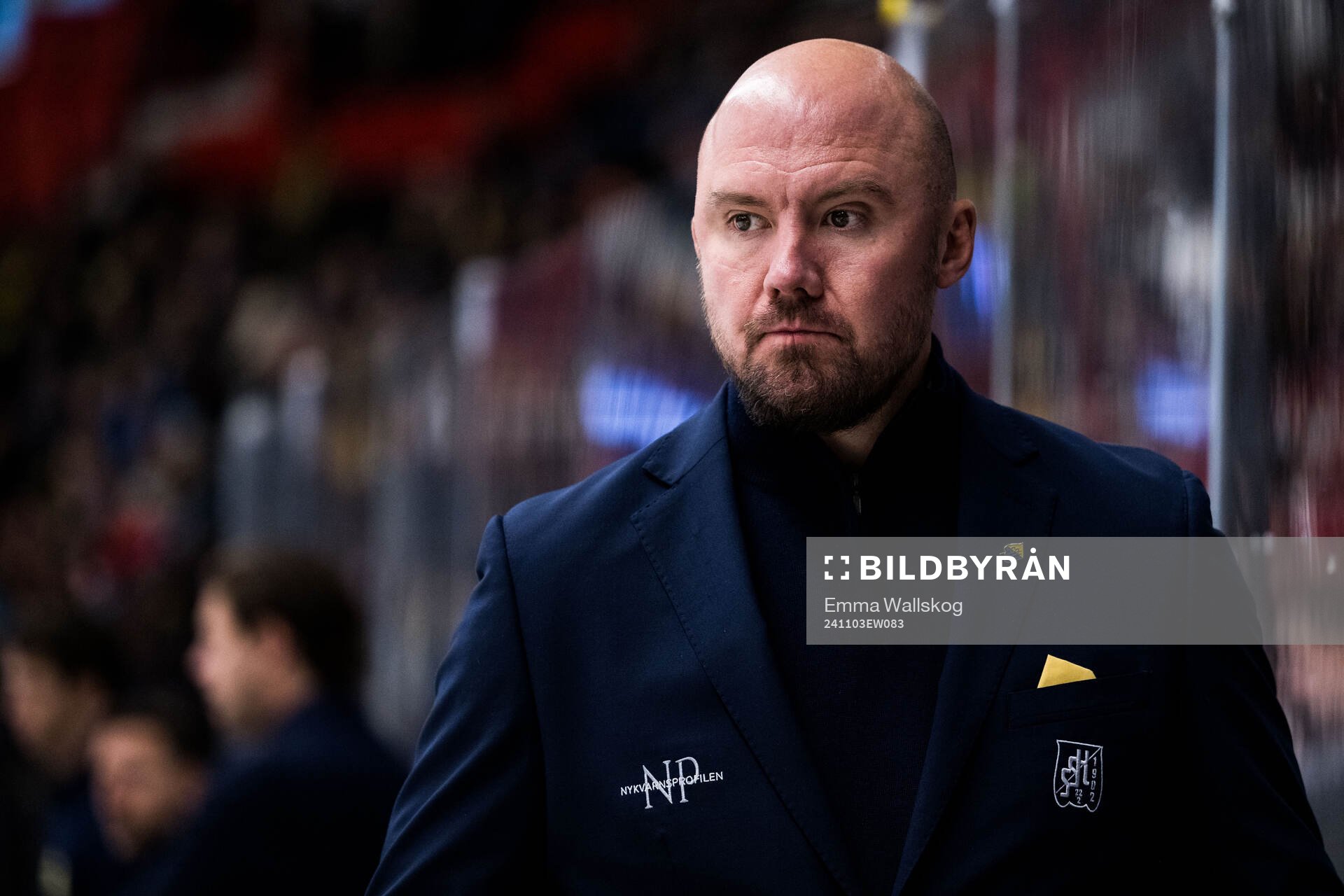 Södertäljes assisterande tränare Nicklas Grossman