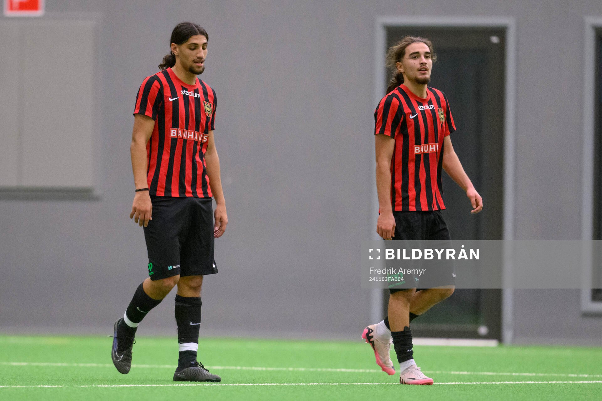 Brommapojkarnas David Isso och Leart Krasniqi