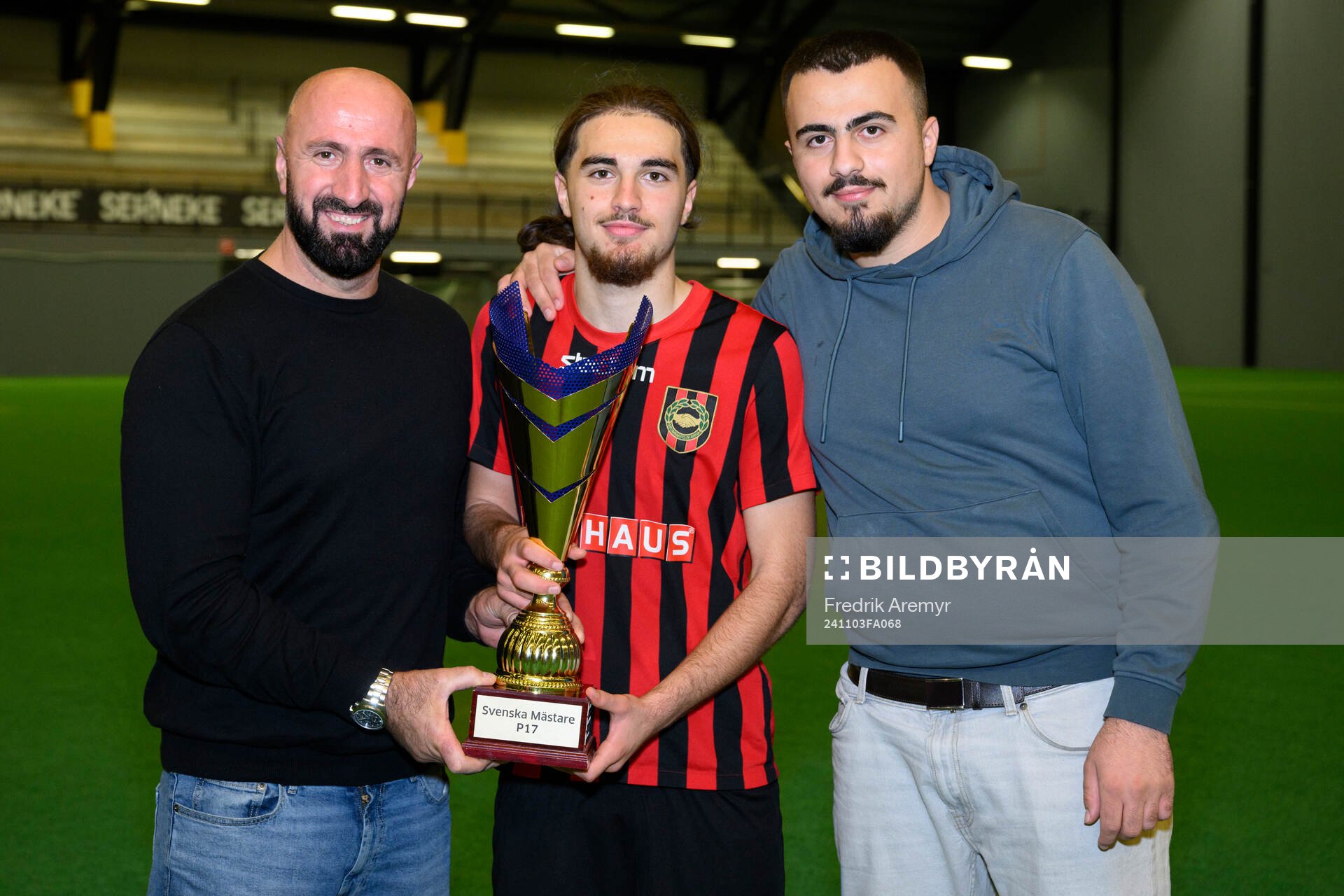 Brommapojkarnas Leart Krasniqi jublar