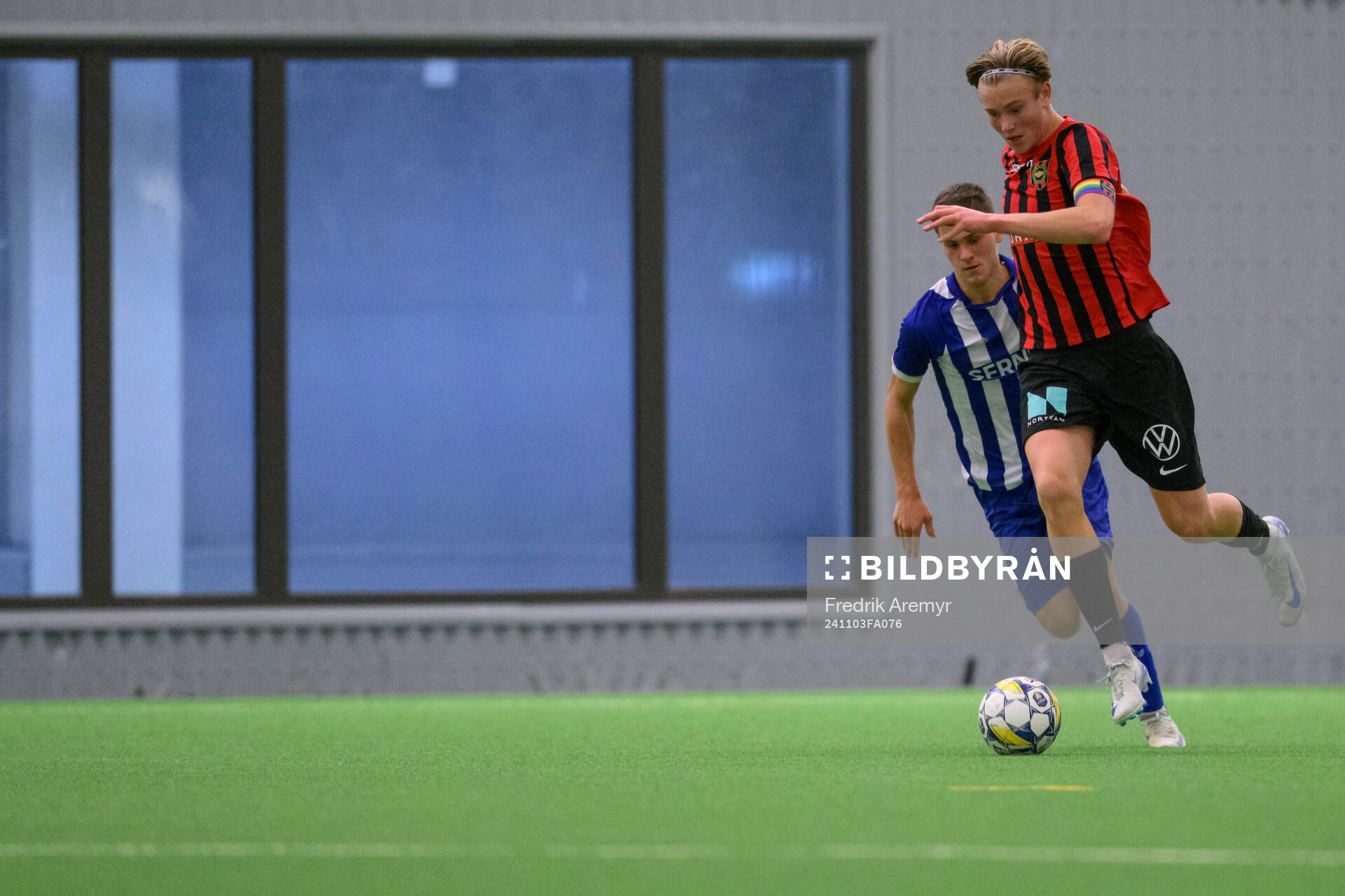 Brommapojkarnas lagkapten Edgar Backteman