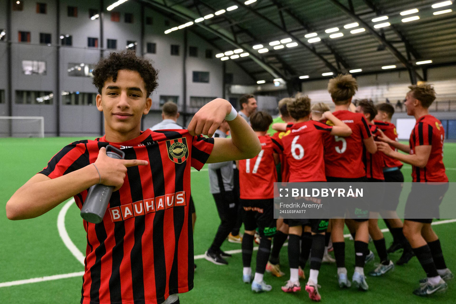 Brommapojkarnas Jonas el Mallah jublar