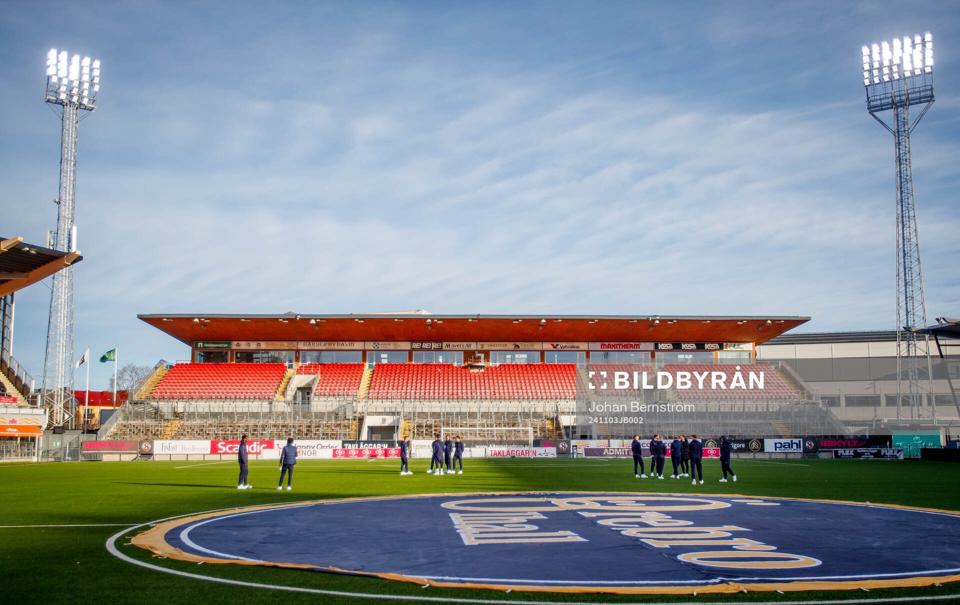 Helsingborgspelarna känner på planen