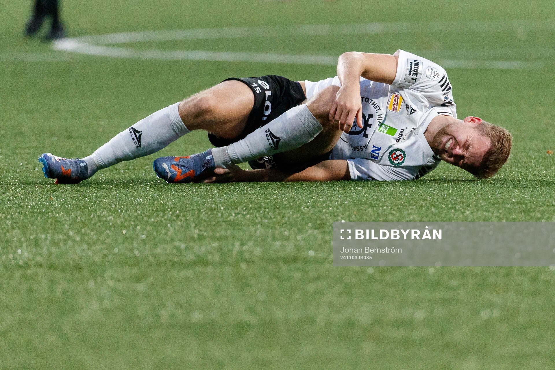 Örebros Niclas Bergmark har ont