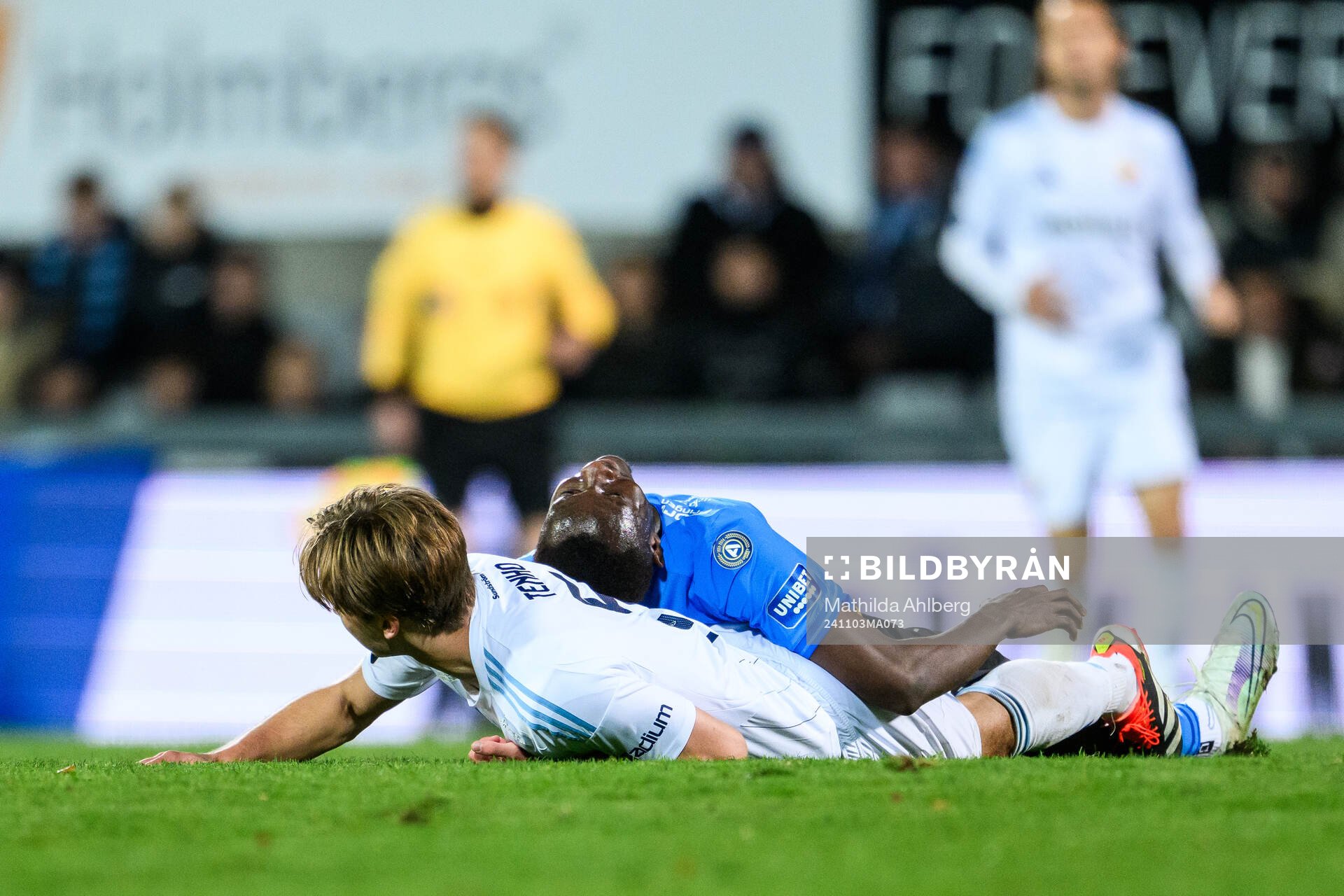 Halmstads Yannick Agnero och Djurgårdens Miro Tenho