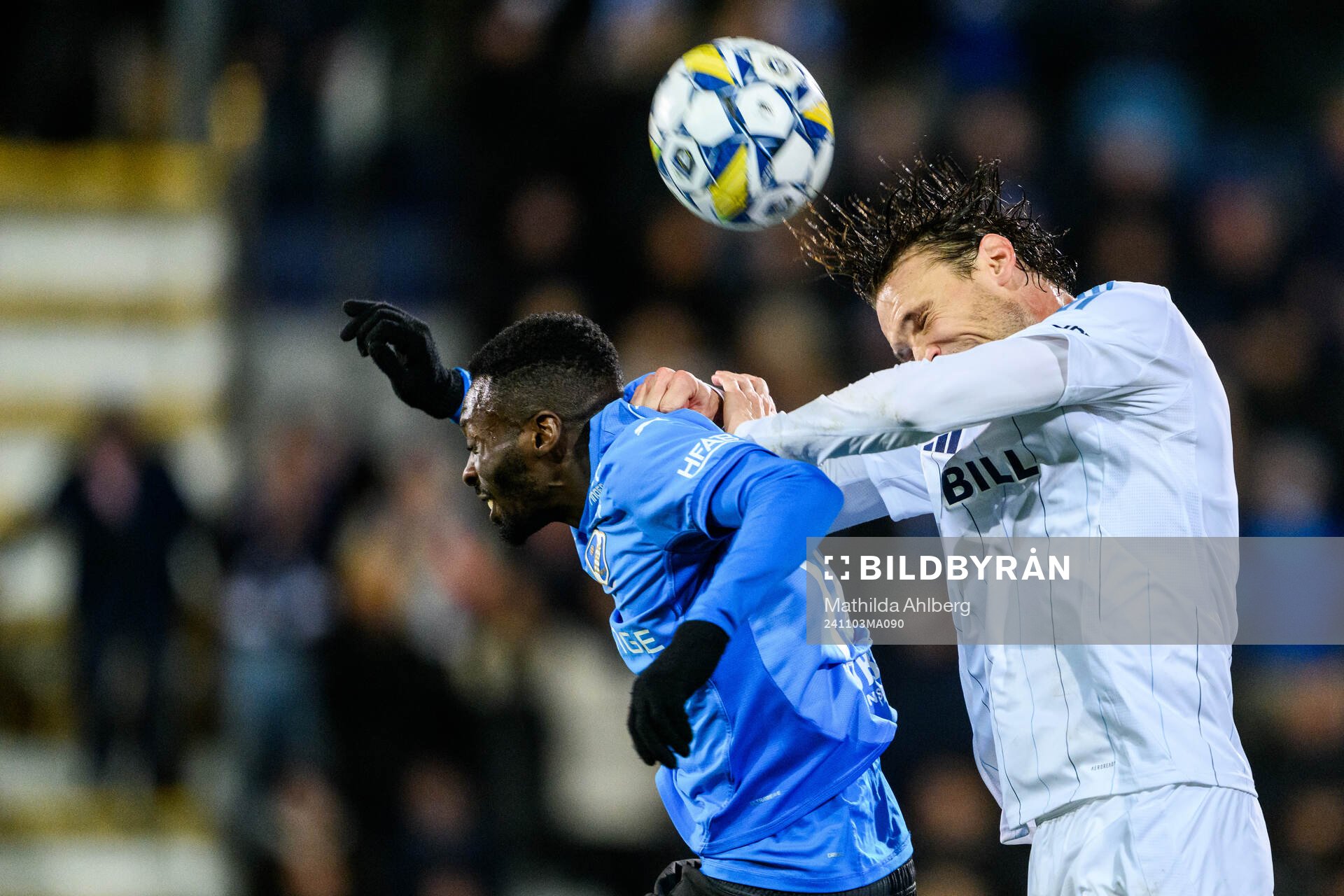 Halmstads Blair Sebastian Turgott och Djurgårdens Albin