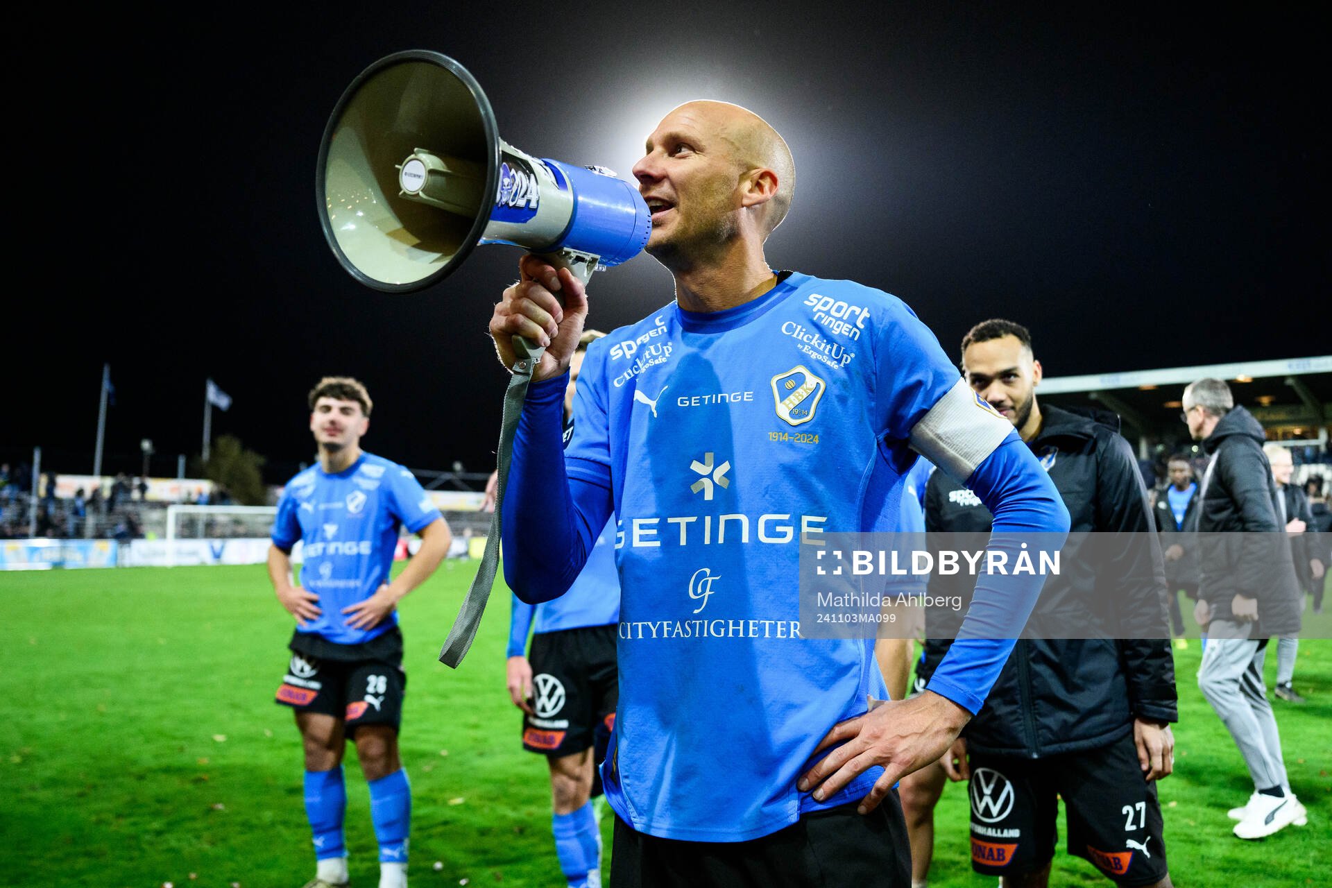 Halmstads Andreas Johansson jublar