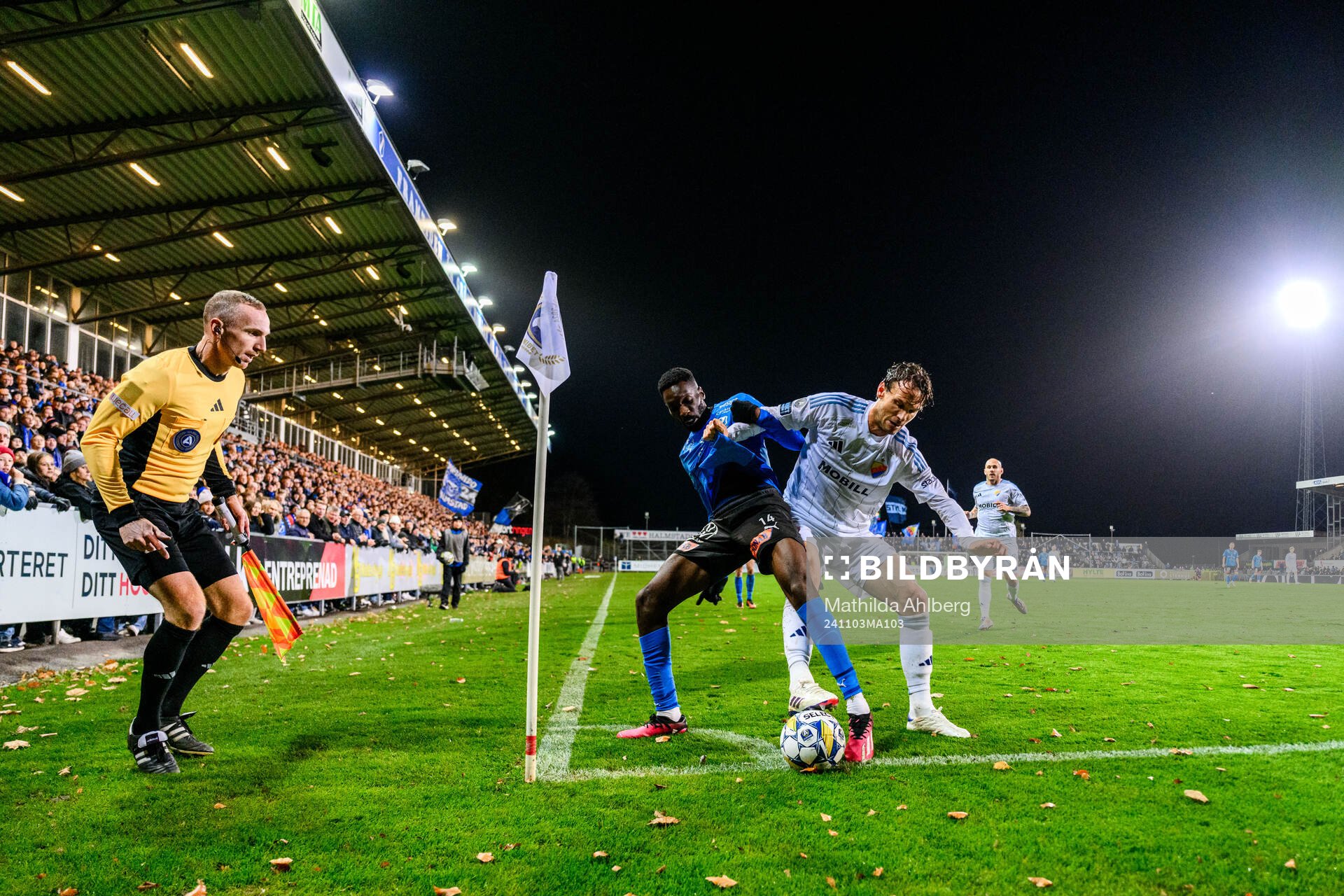 Halmstads Blair Sebastian Turgott och Djurgårdens Albin