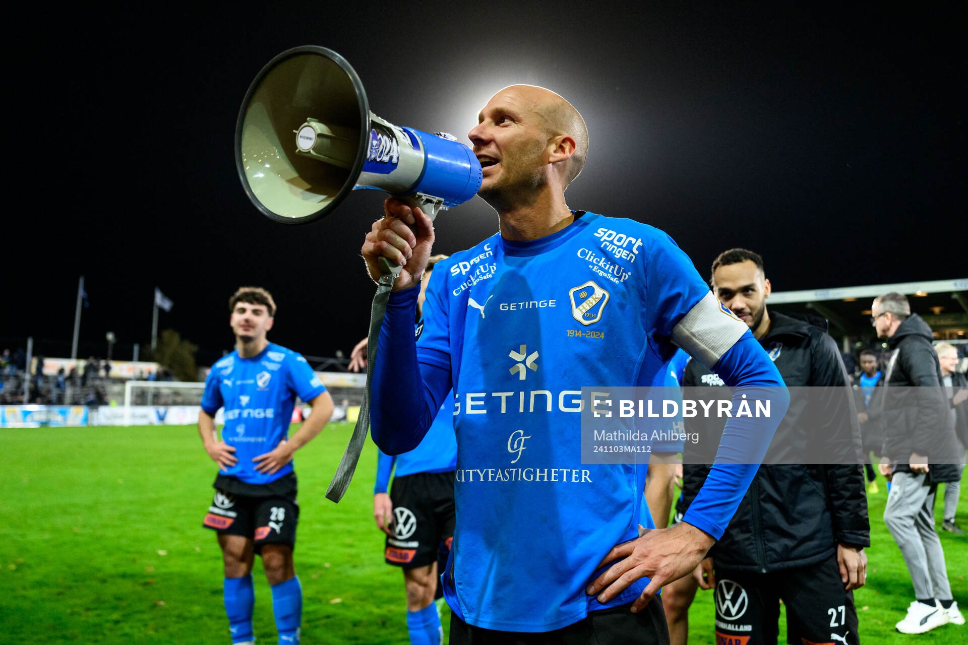 Halmstads Andreas Johansson jublar