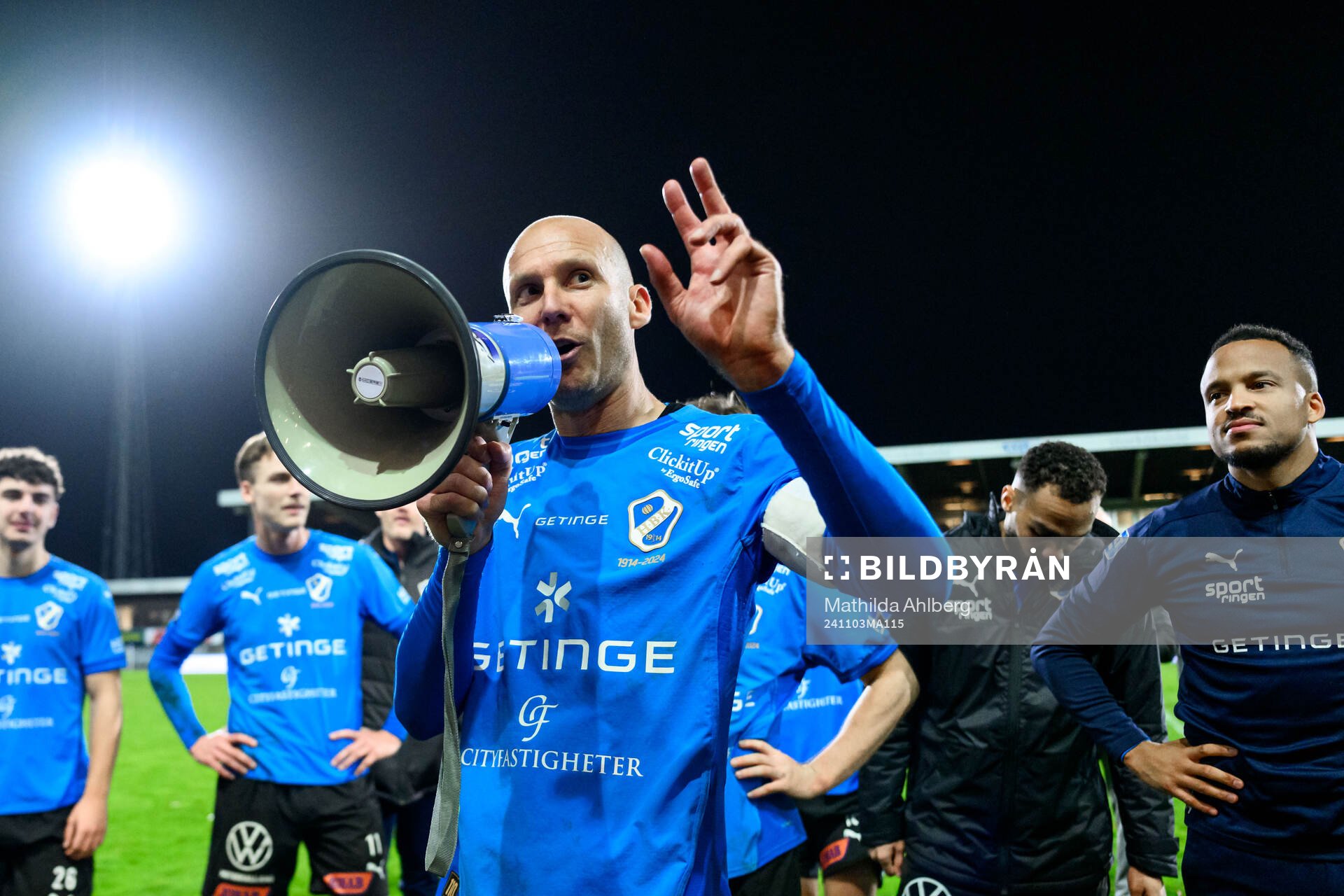 Halmstads Andreas Johansson jublar
