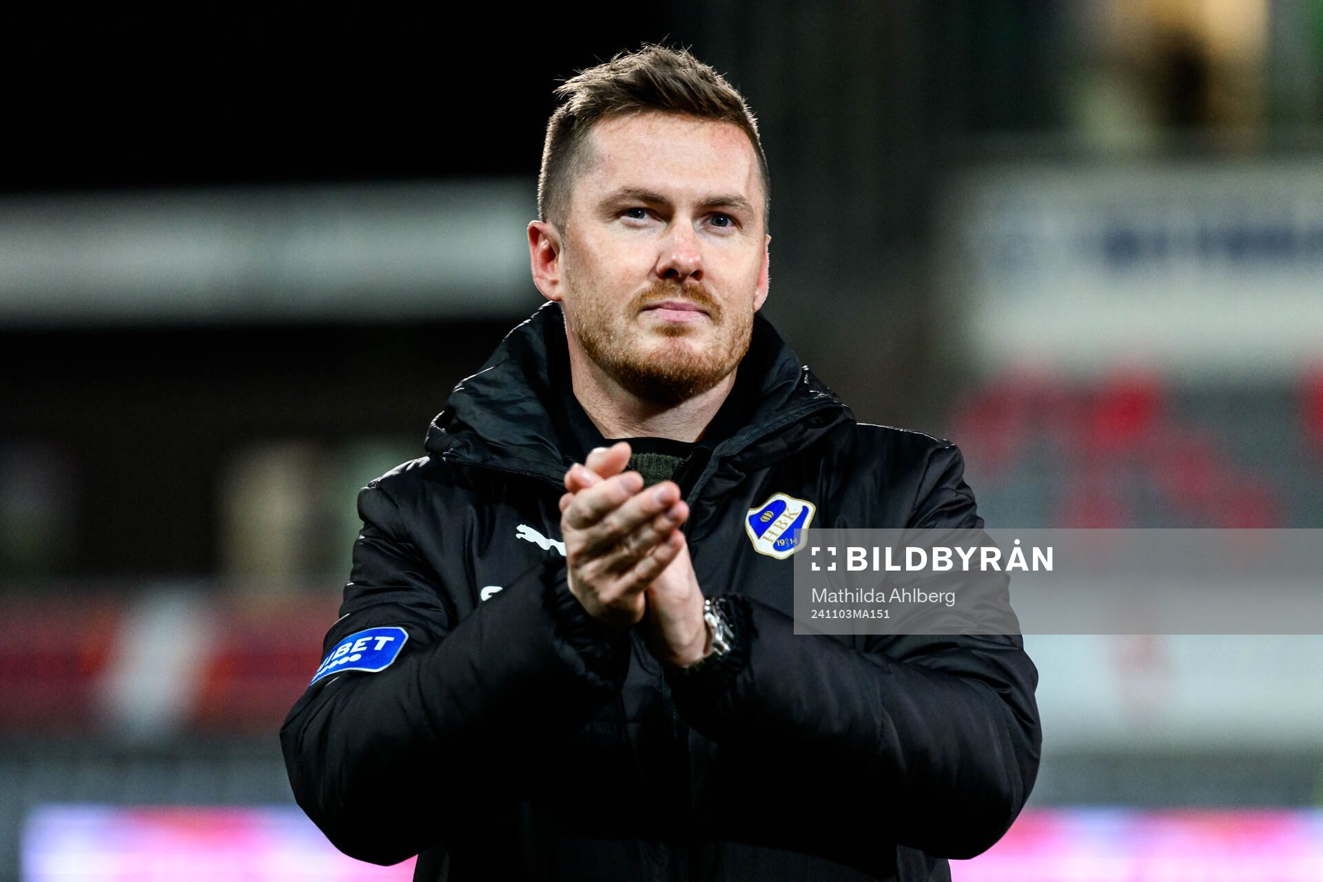 Halmstads huvudtränare Johan Lindholm