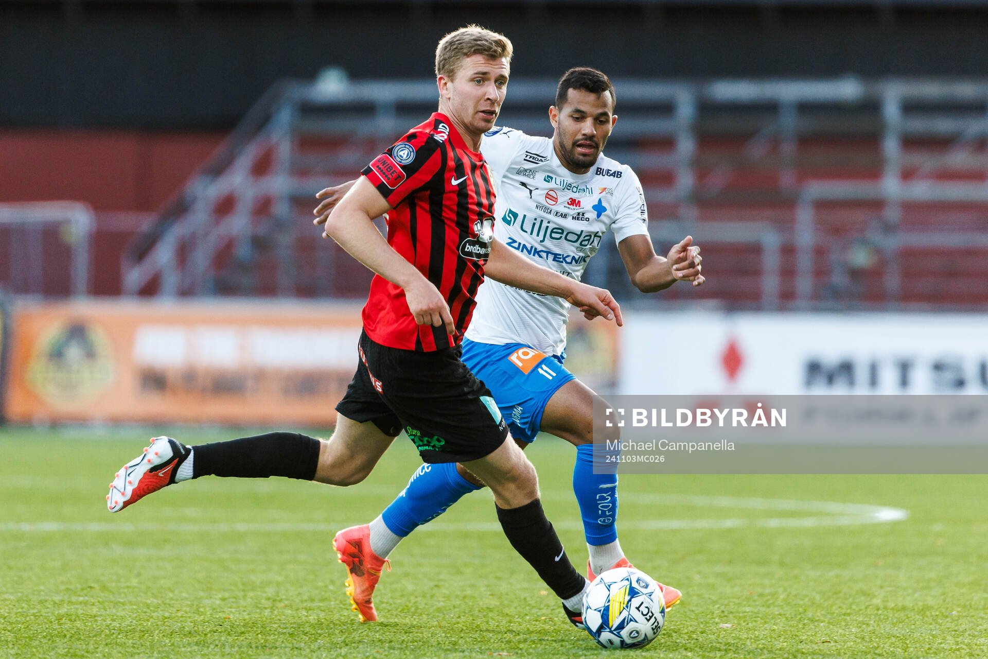 Brommapojkarnas Ludvig Fritzson och Värnamos Wenderson