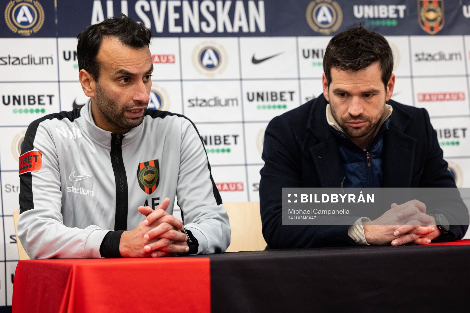 Brommapojkarnas tränare Andreas Engelmark