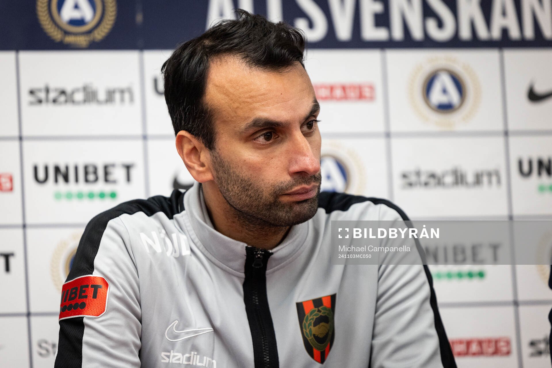 Brommapojkarnas tränare Andreas Engelmark