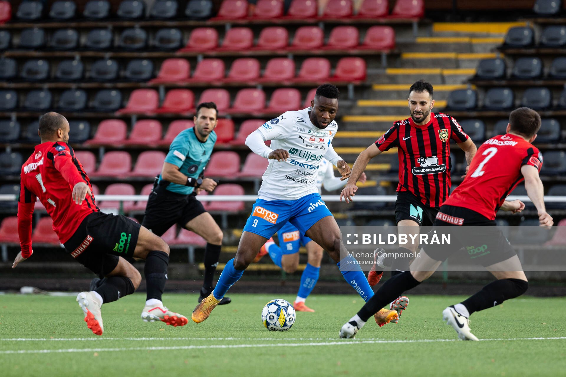 Värnamos Johnbosco Samuel Kalu och Brommapojkarnas André