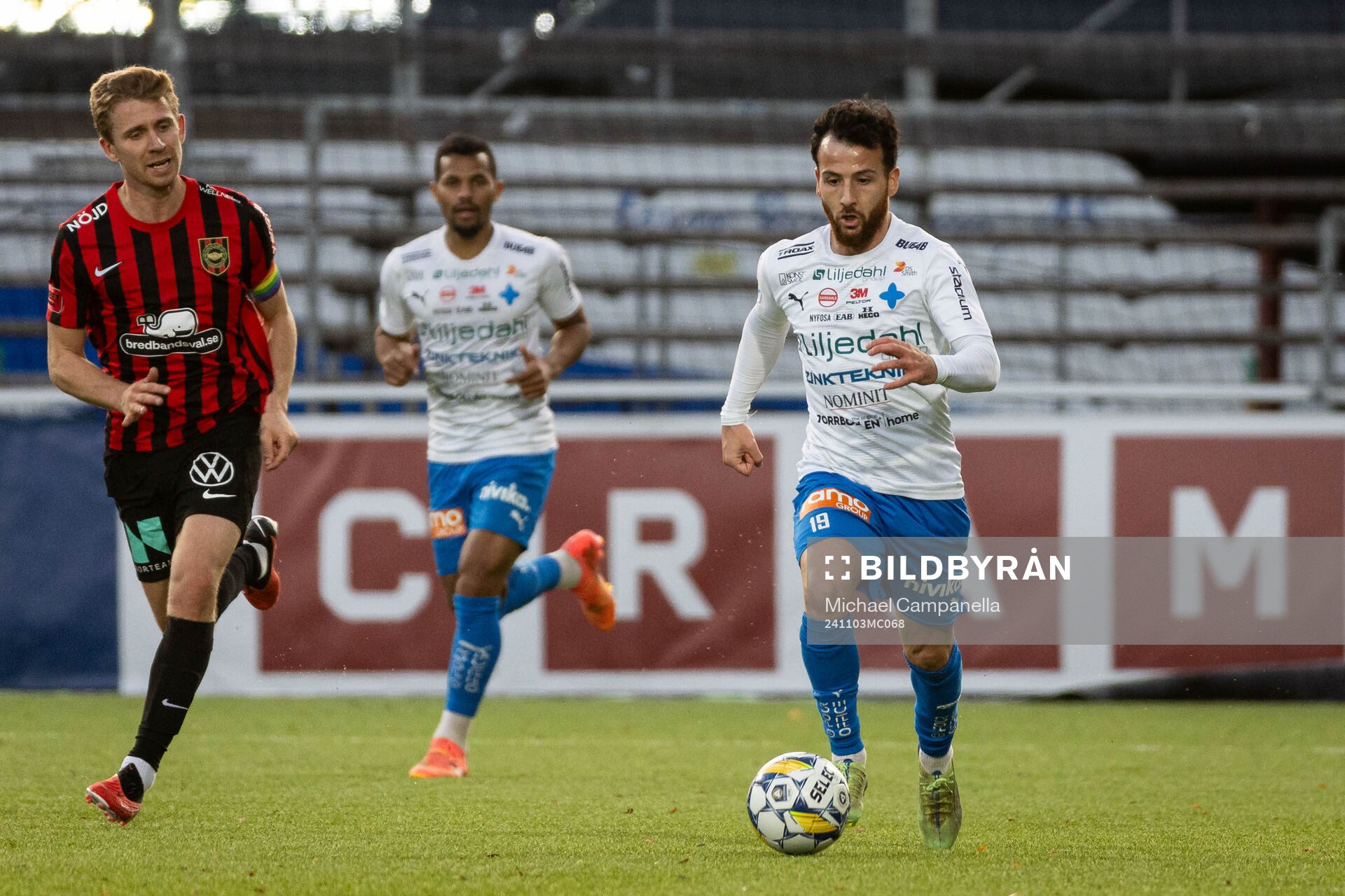 Brommapojkarnas Ludvig Fritzson och Värnamos Marco Bustos