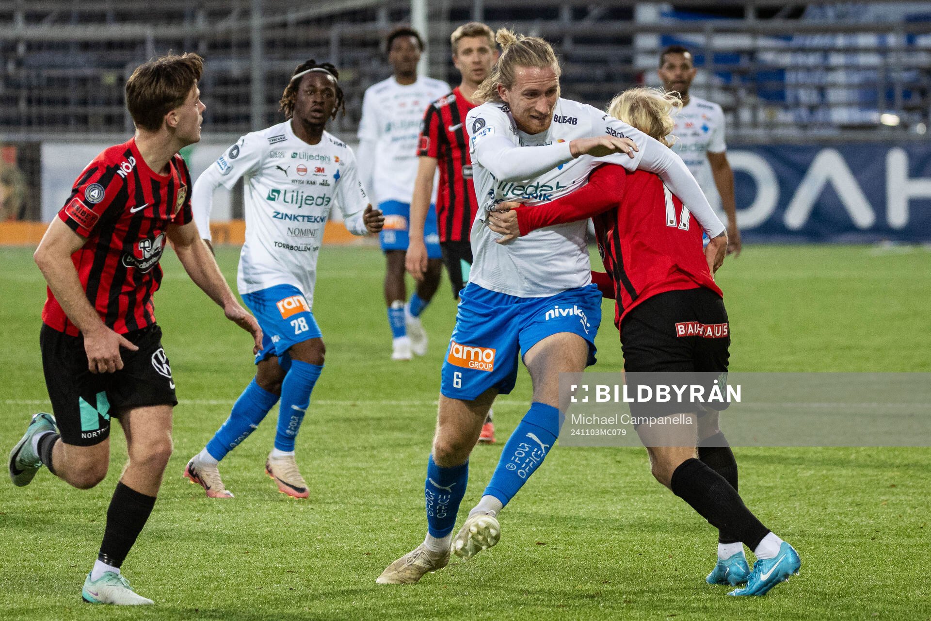 Värnamos Hampus Näsström och Brommapojkarnas Alexander