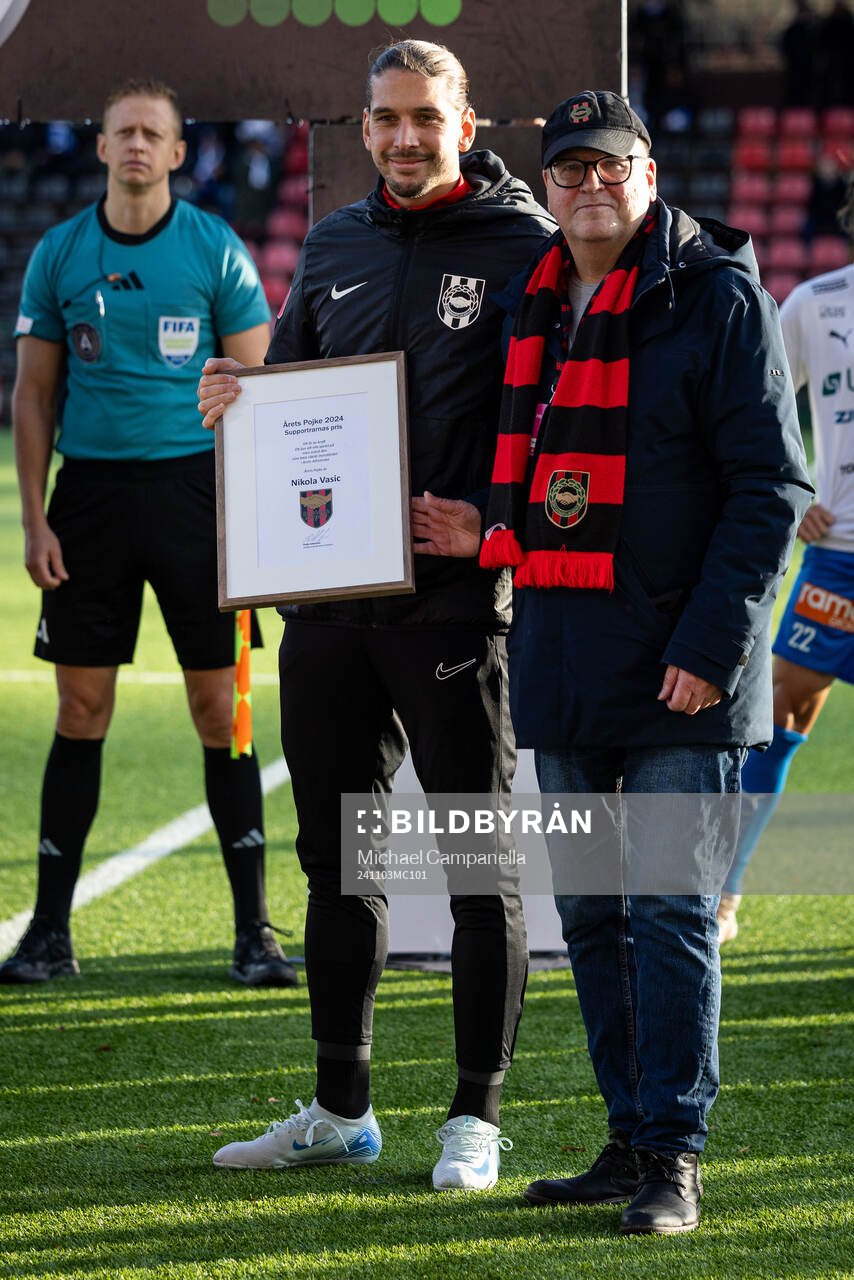 Brommapojkarnas Nikola Vasic får Årets Pojke 2024 priset