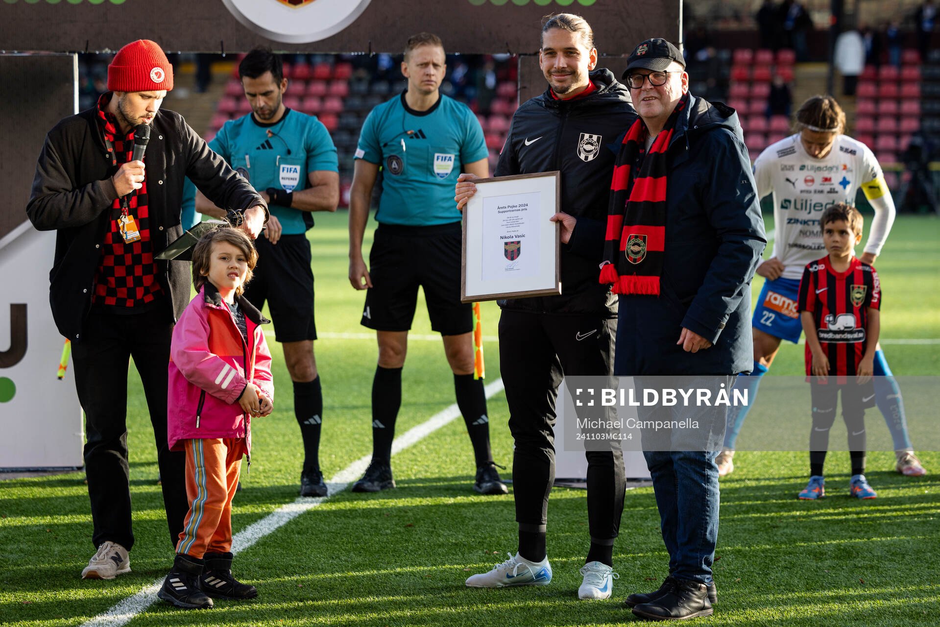 Brommapojkarnas Nikola Vasic får Årets Pojke 2024 priset
