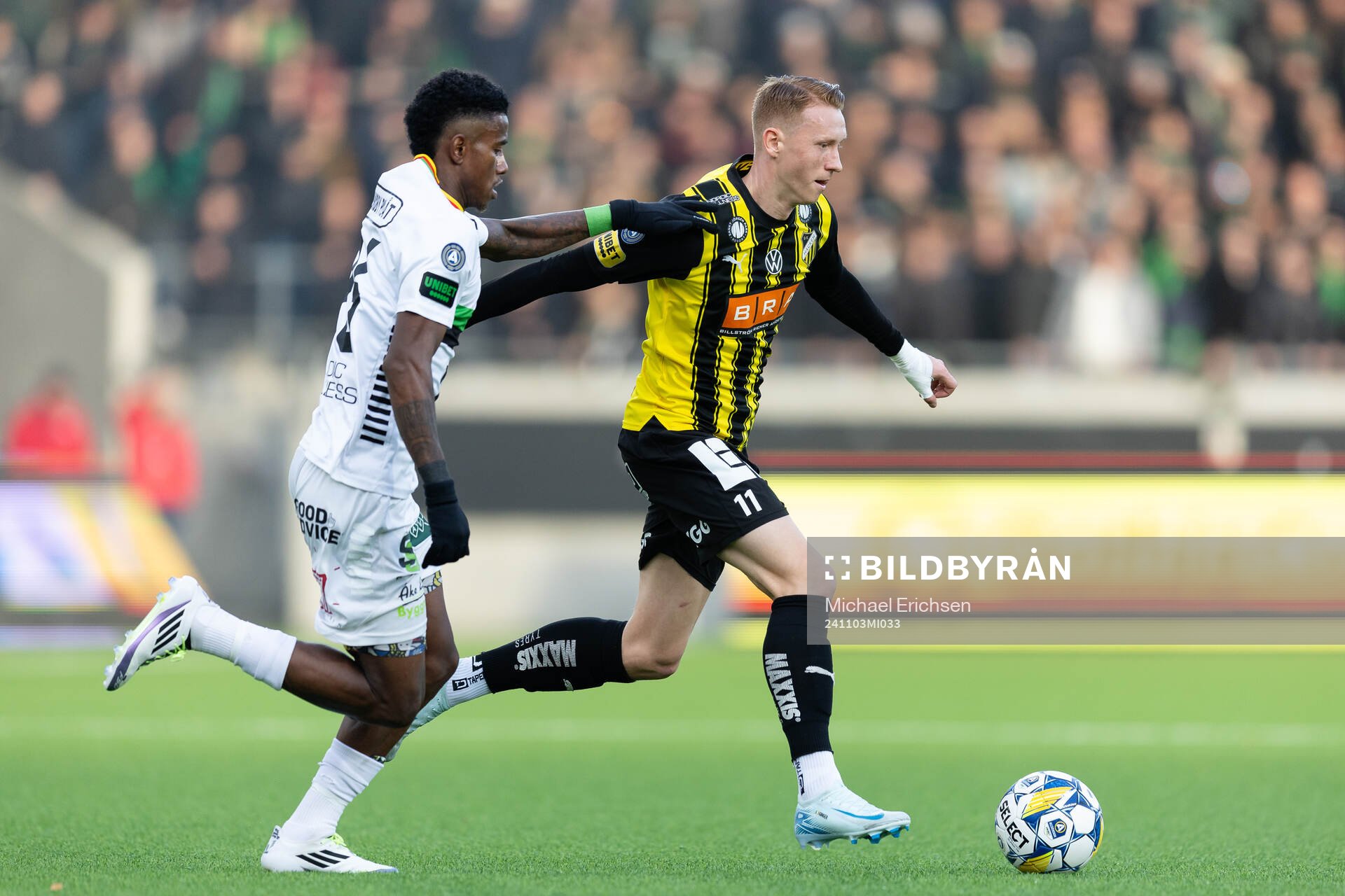 GAIS Chovanie Shakur Amatkarijo och Häckens Julius Lindberg
