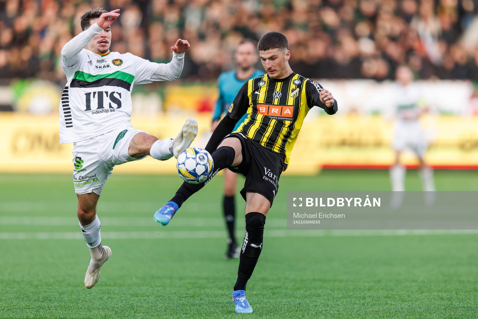 GAIS William Milovanovic och Häckens Nikola Zecevic