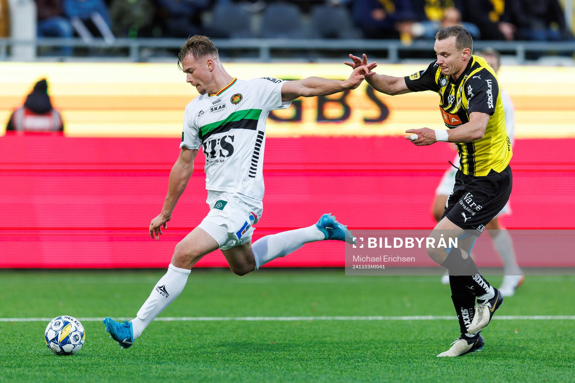GAIS Alexander Ahl Holmström och Häckens Marius Lode