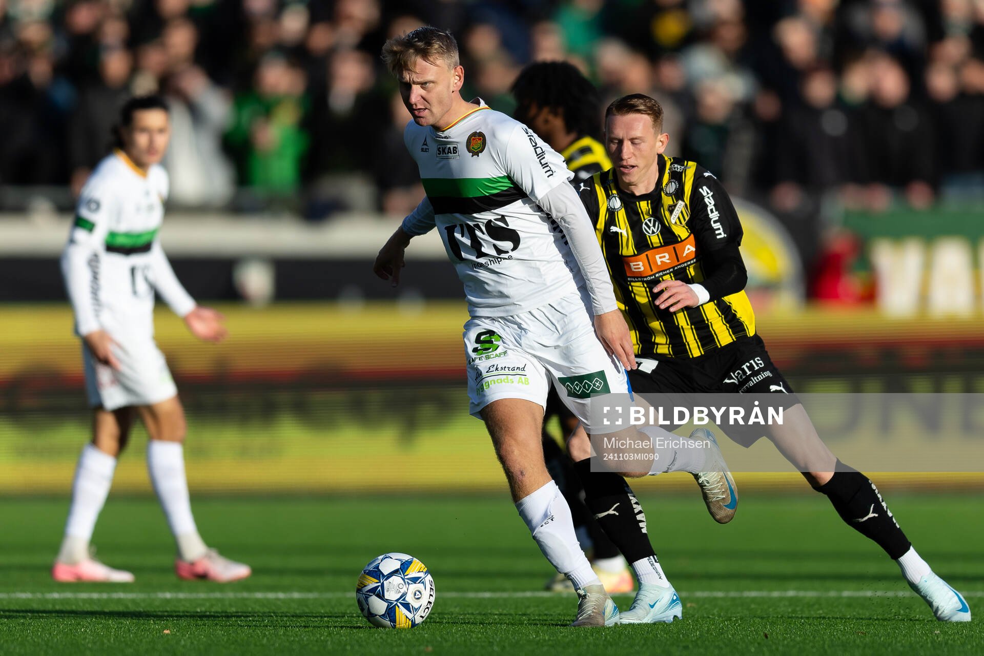 GAIS Joackim Åberg och Häckens Julius Lindberg