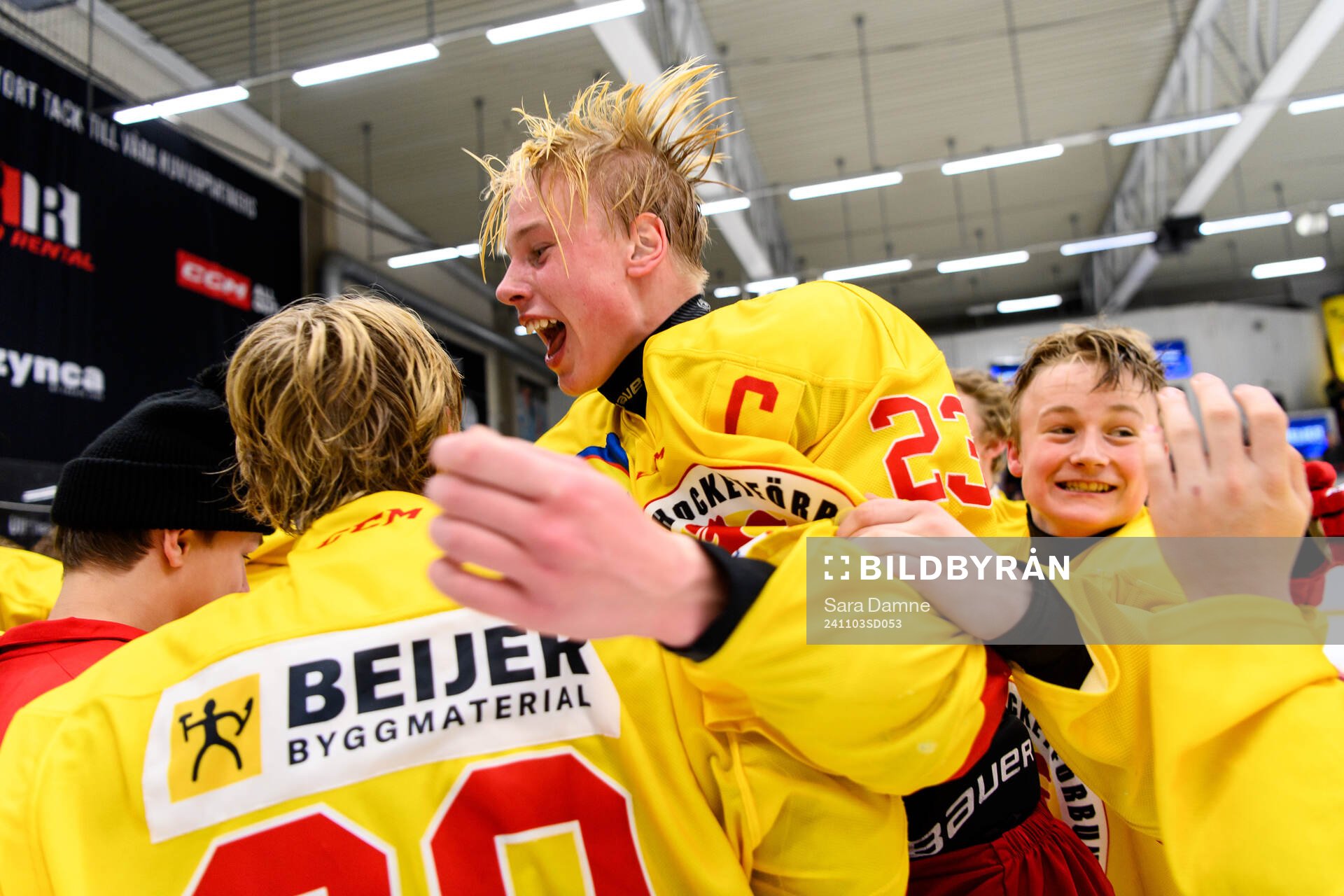 Smålands Alexander Thunblom jublar