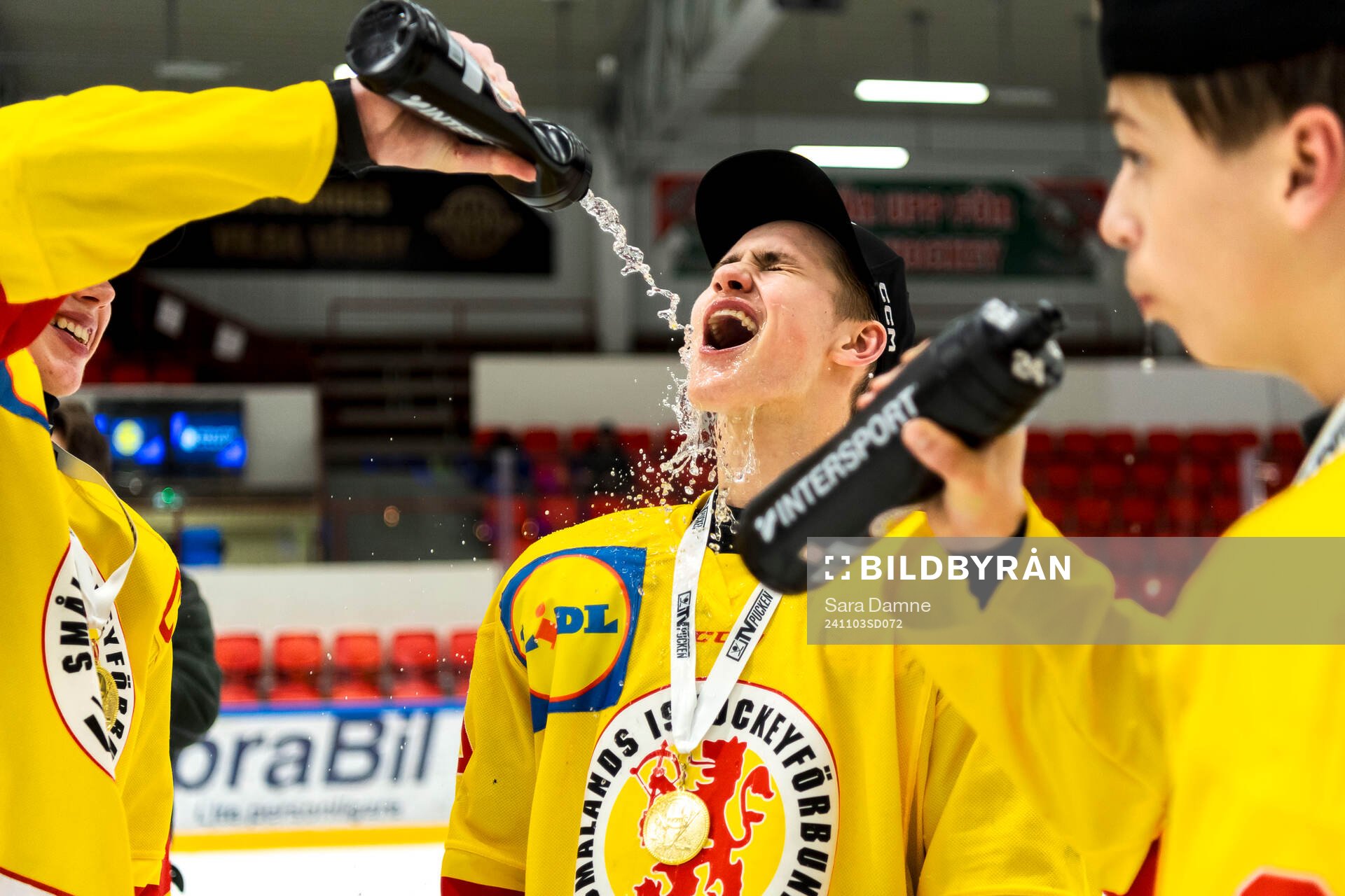 Smålands Alfred Ingelsten jublar