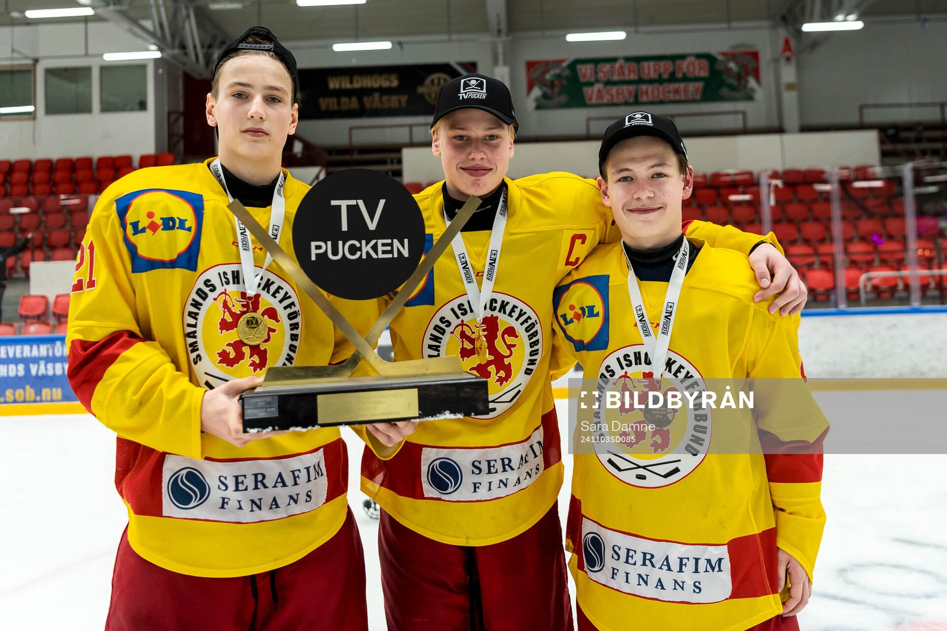 Smålands Alfred Nordén, Alexander Thunblom och Sigge
