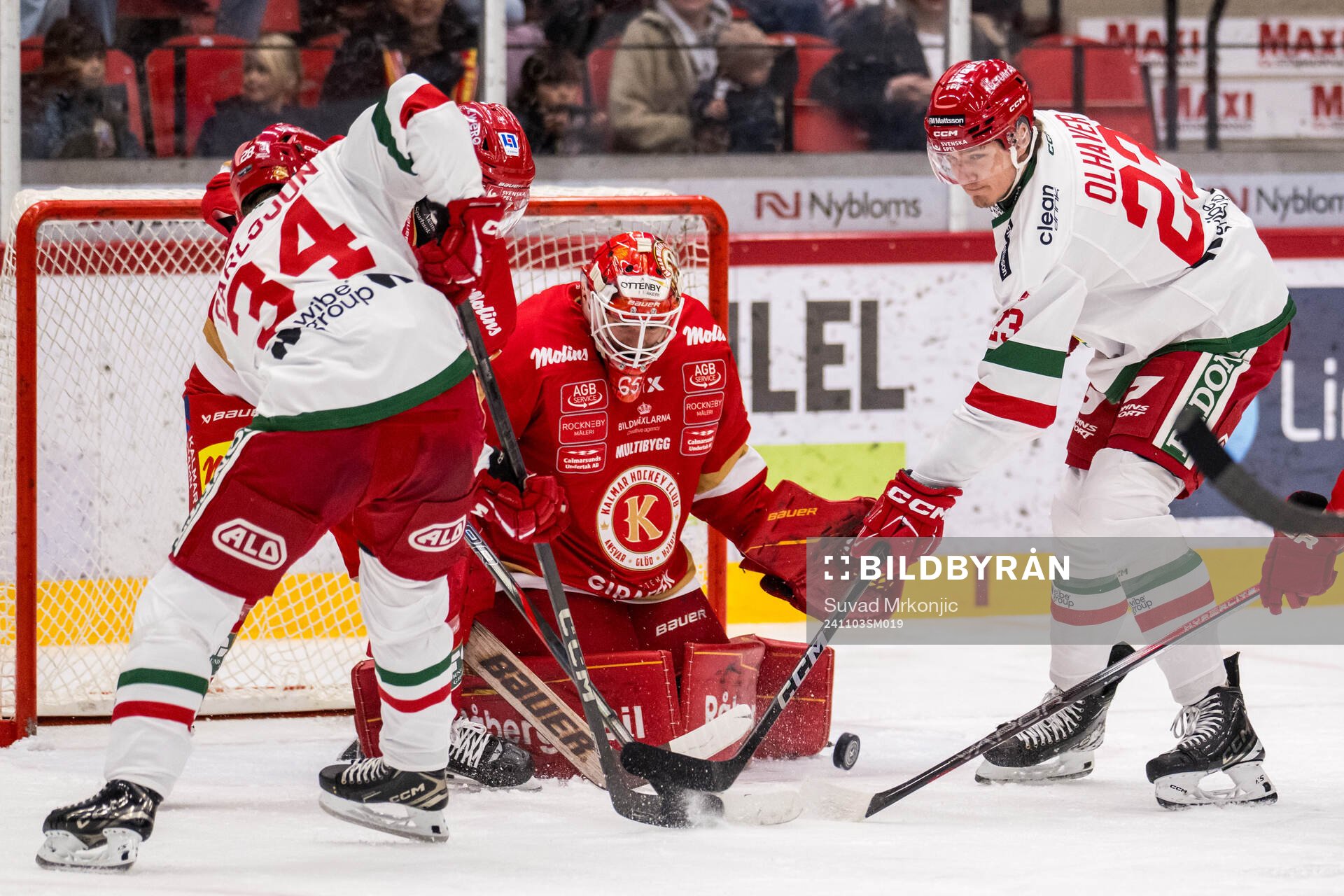 Moras Kalle Carlsson och Gustav Olhaver mot Kalmars