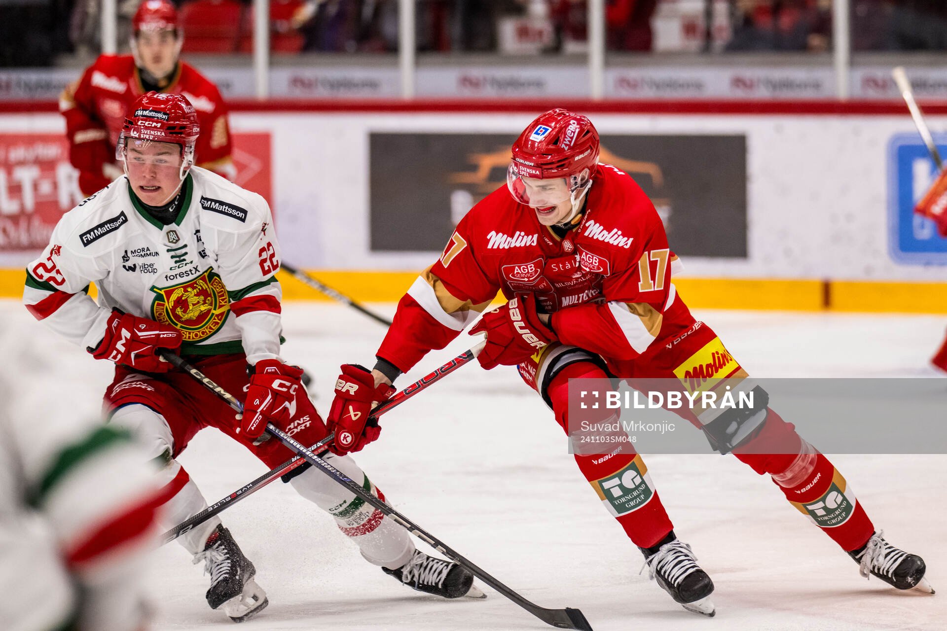 Moras Petter Vesterheim och Kalmars Emil Ekholm