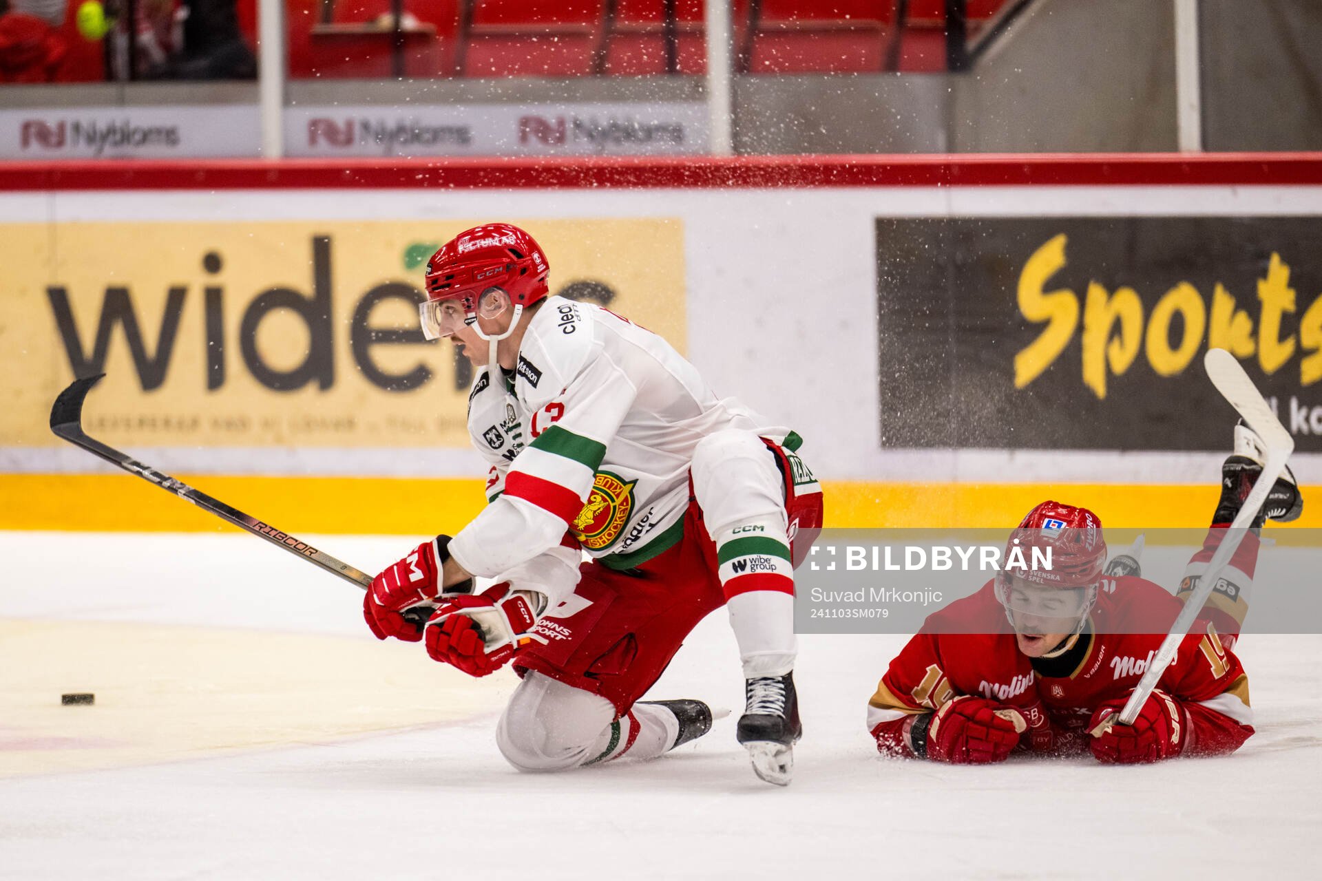 Moras Fabian Ilestedt och Kalmars Andrew Vanderbeck