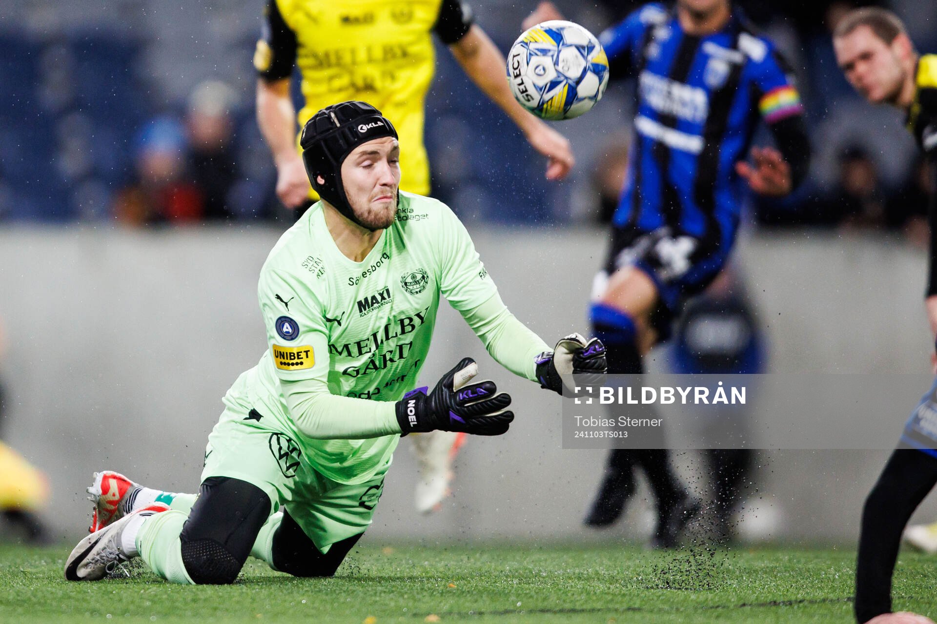 Mjällbys målvakt Noel Törnqvist