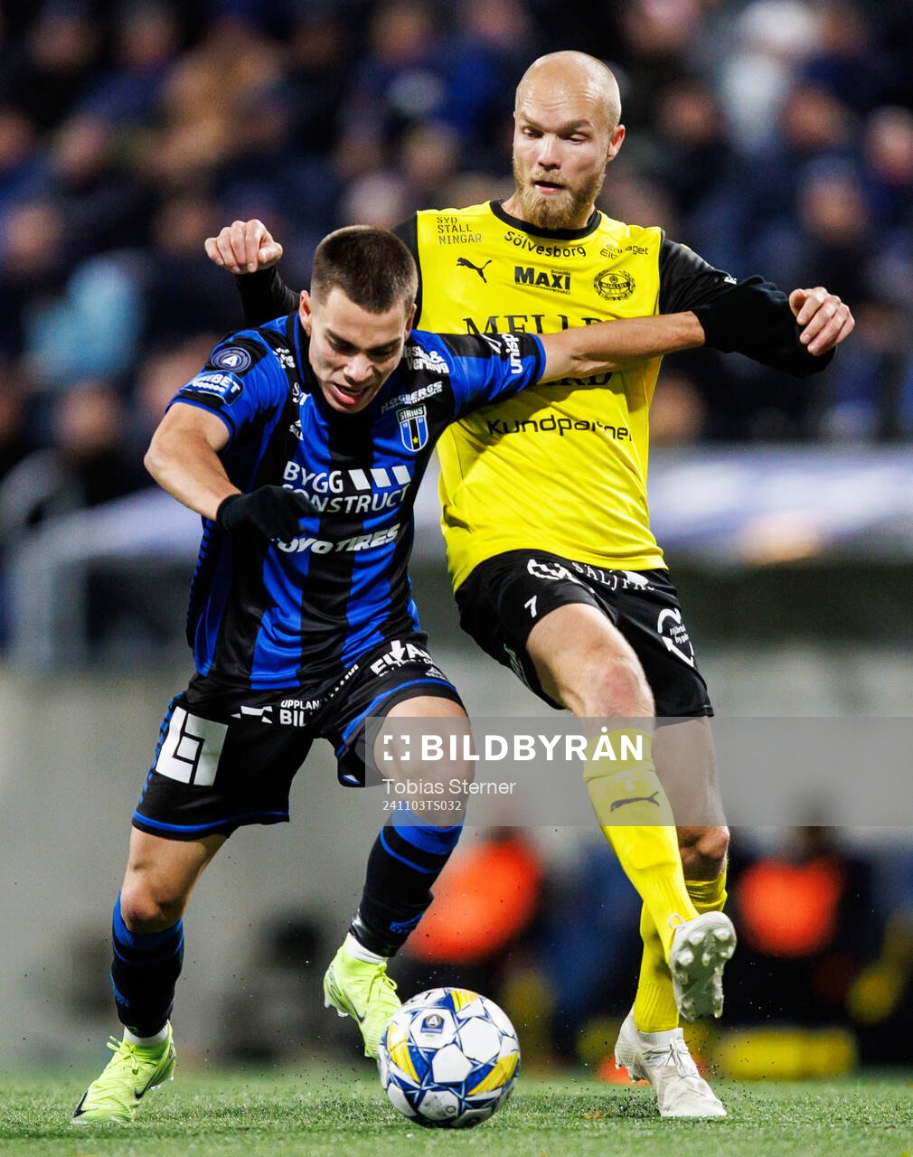 Sirius Leo Walta och Mjällbys Viktor Gustafson