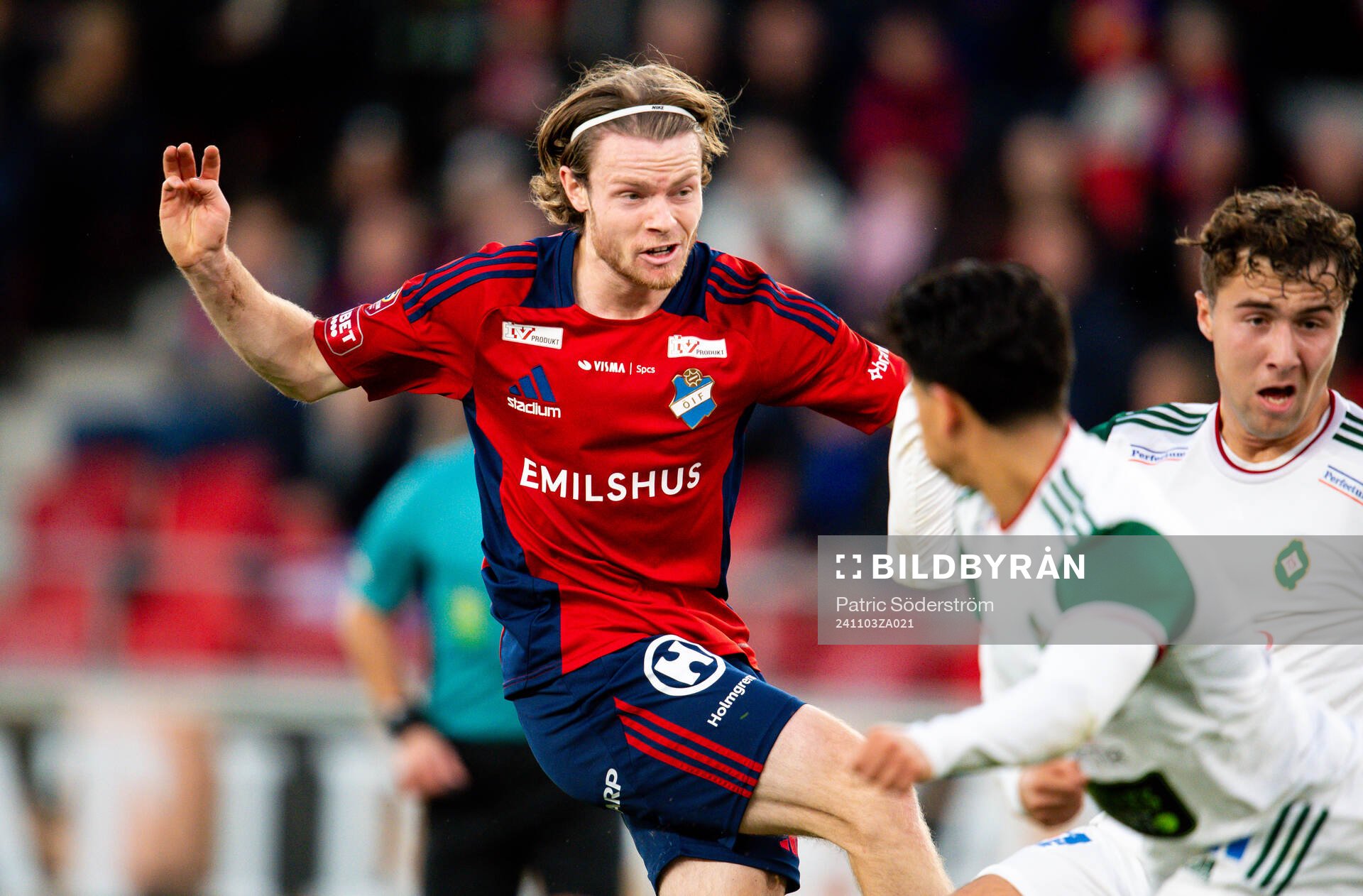 Östers IFs Daniel Ljung under fotbollsmatchen i Superettan mellan Öster och Skövde AIK den 3 november 2024 i Växjö. 