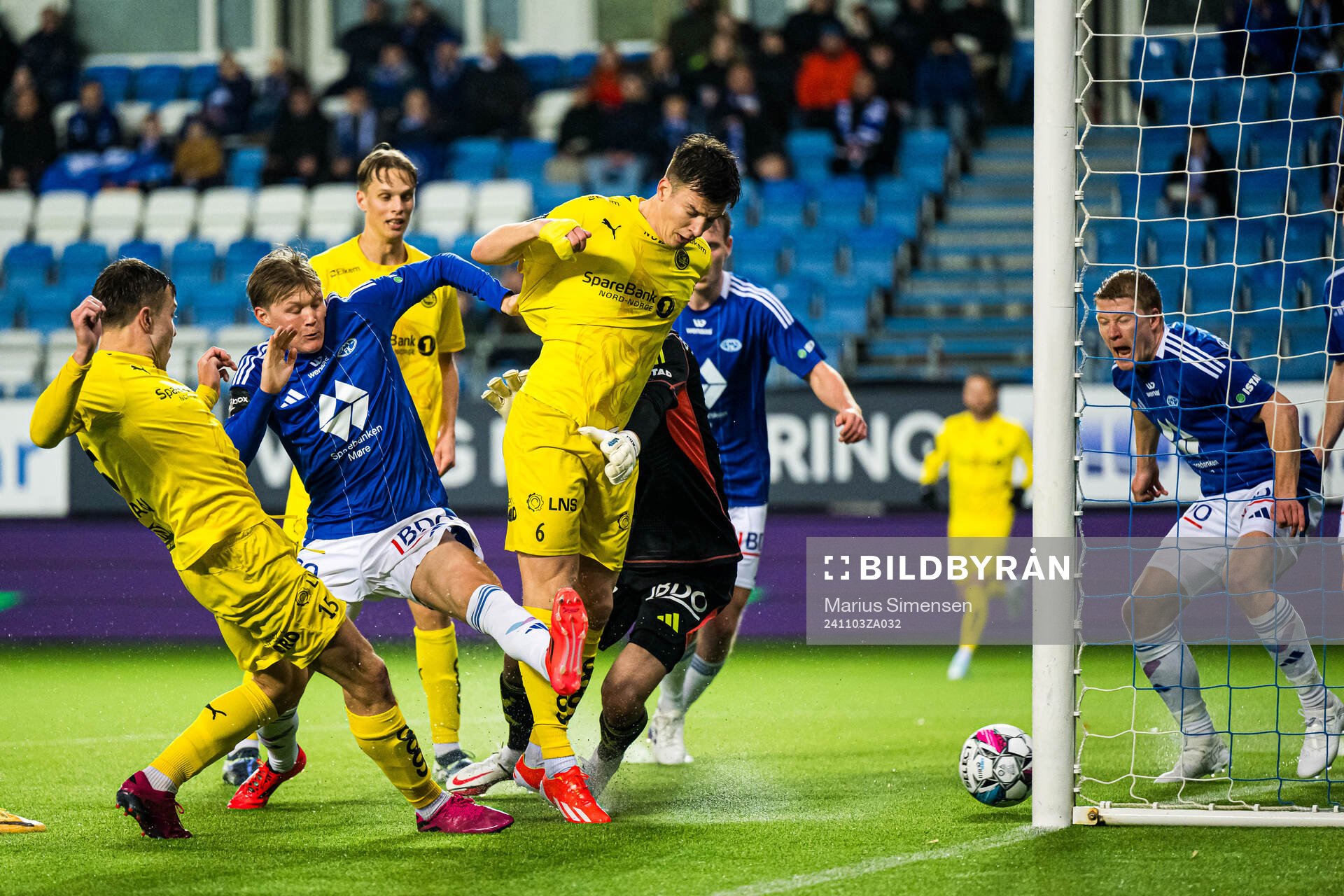 Fredrik André Bjørkan of Bodø/Glimt scores the 2-2 goal