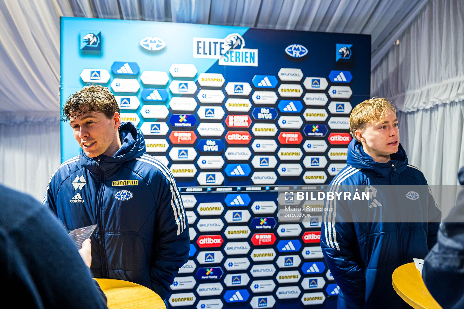 Emil Varhaugvik Breivik and Ola Brynhildsen of Molde