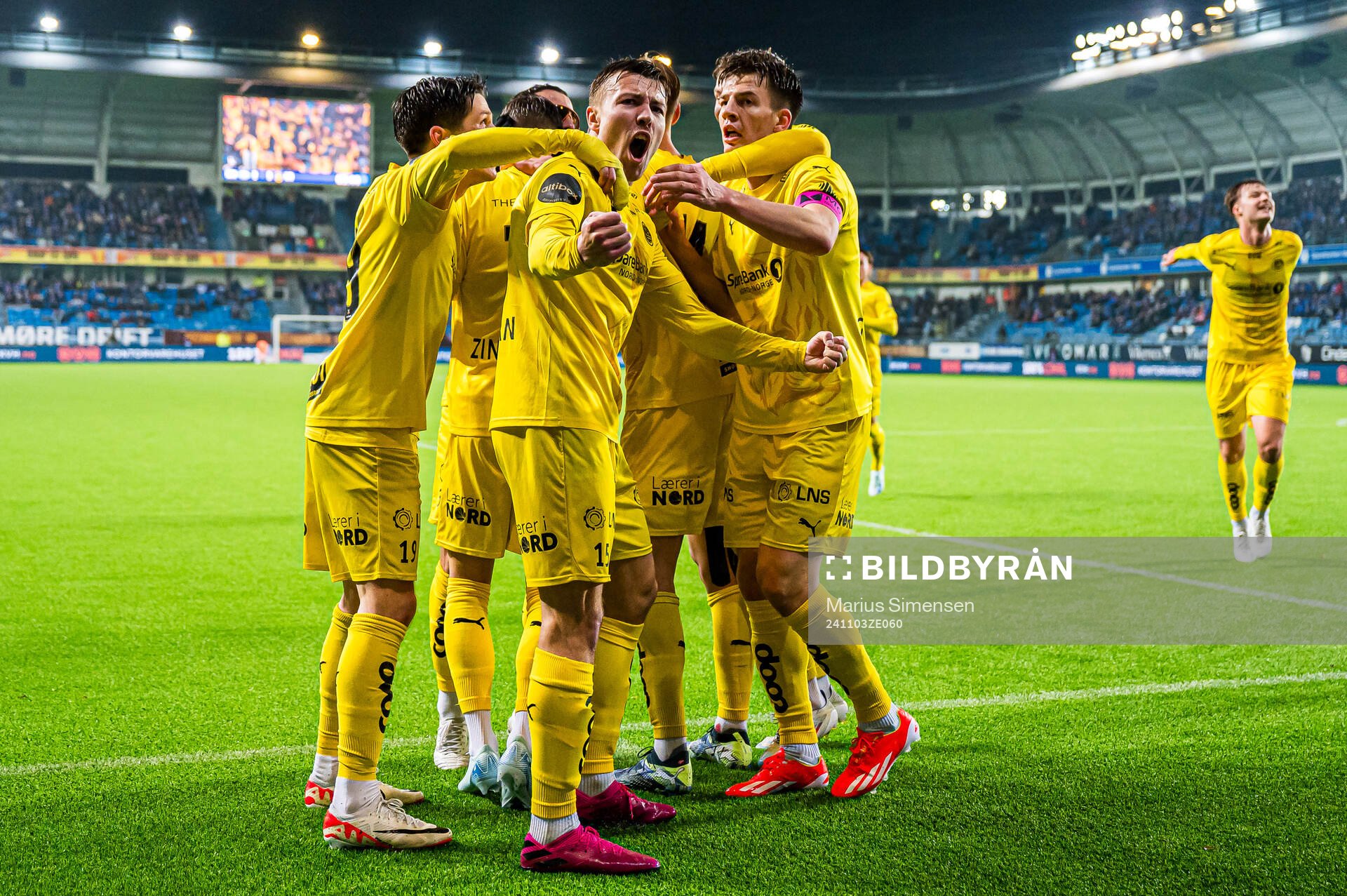 Fredrik André Bjørkan of Bodø/Glimt celebrates