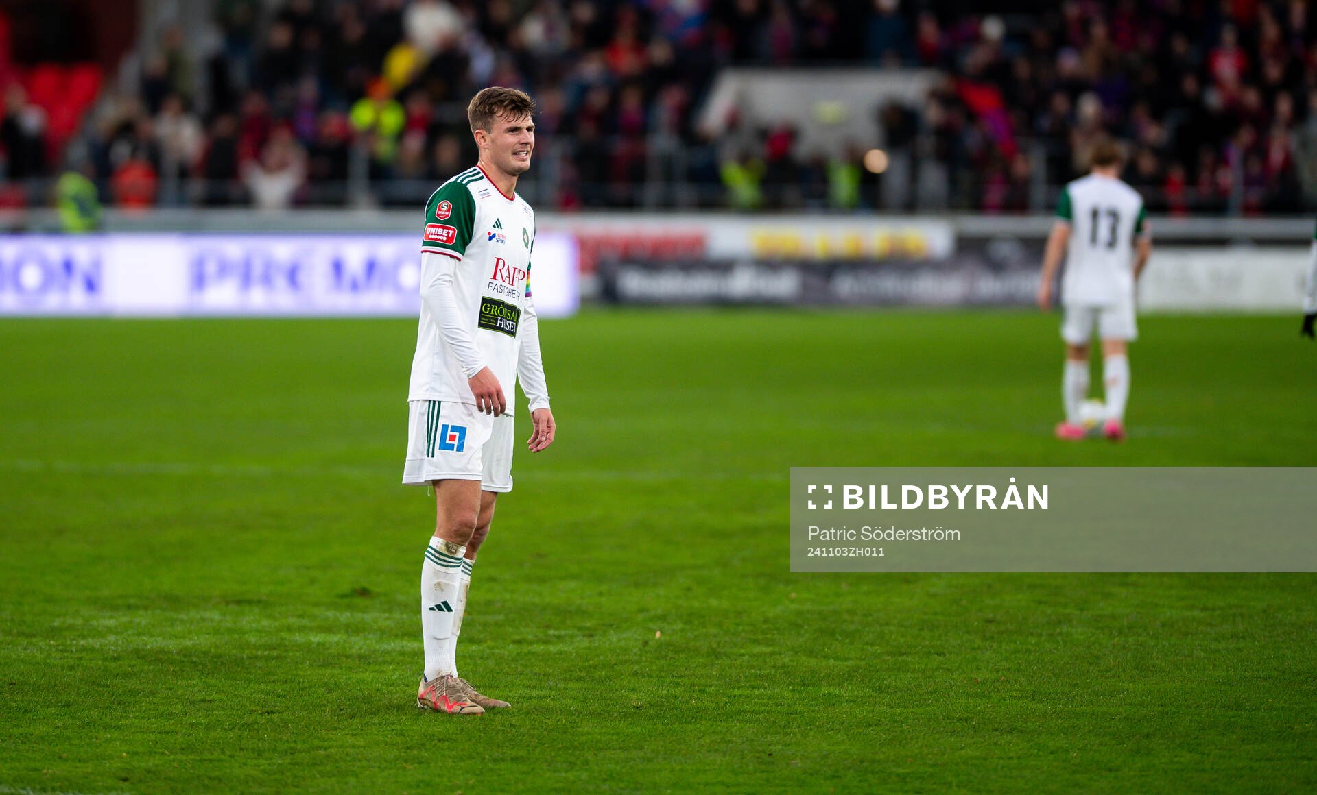 Skövde AIKs lagkapten Filip Schyberg deppar