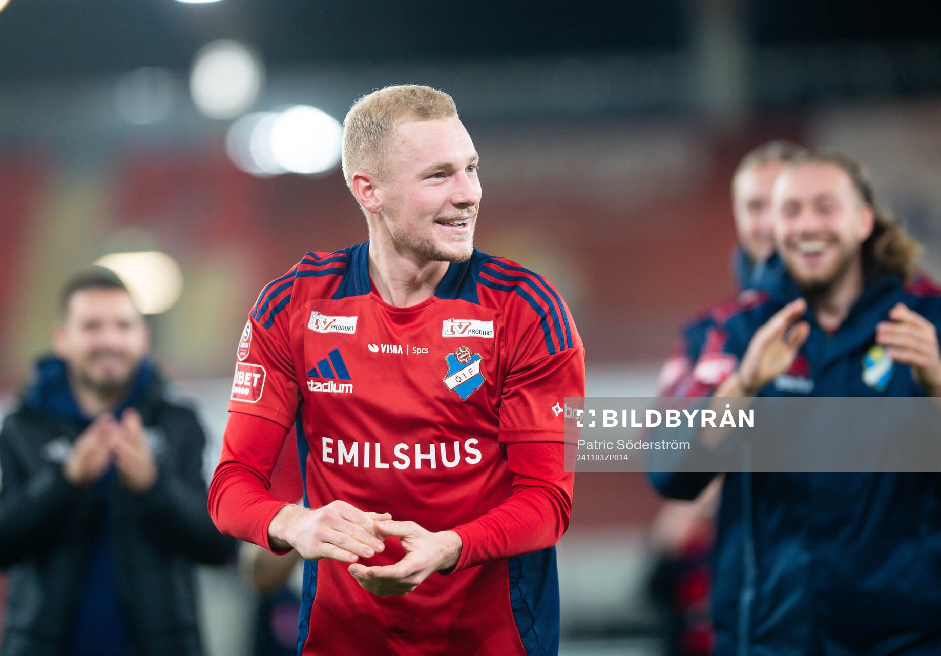 Östers IFs Adam Bergmark Wiberg jublar