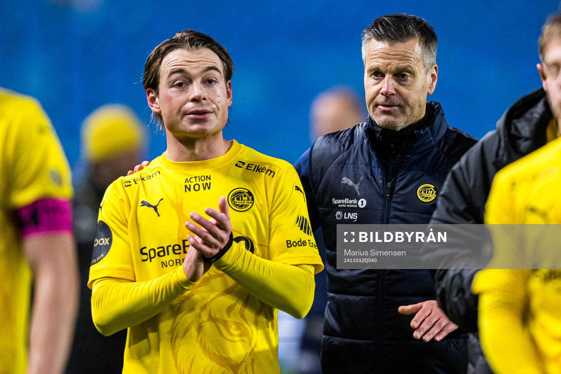 Patrick Berg and Kjetil Knutsen, head coach of Bodø/Glimt