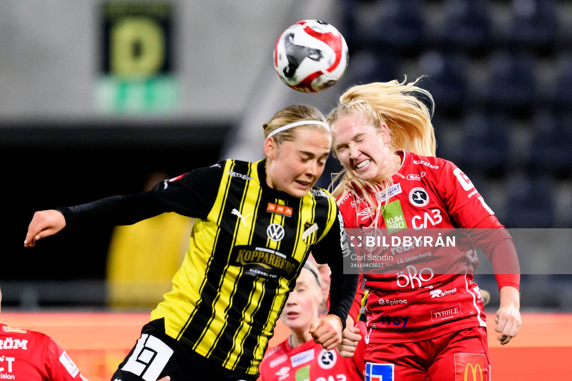 Häckens Paulina Nyström och KIF Örebros Maggy Elizabeth